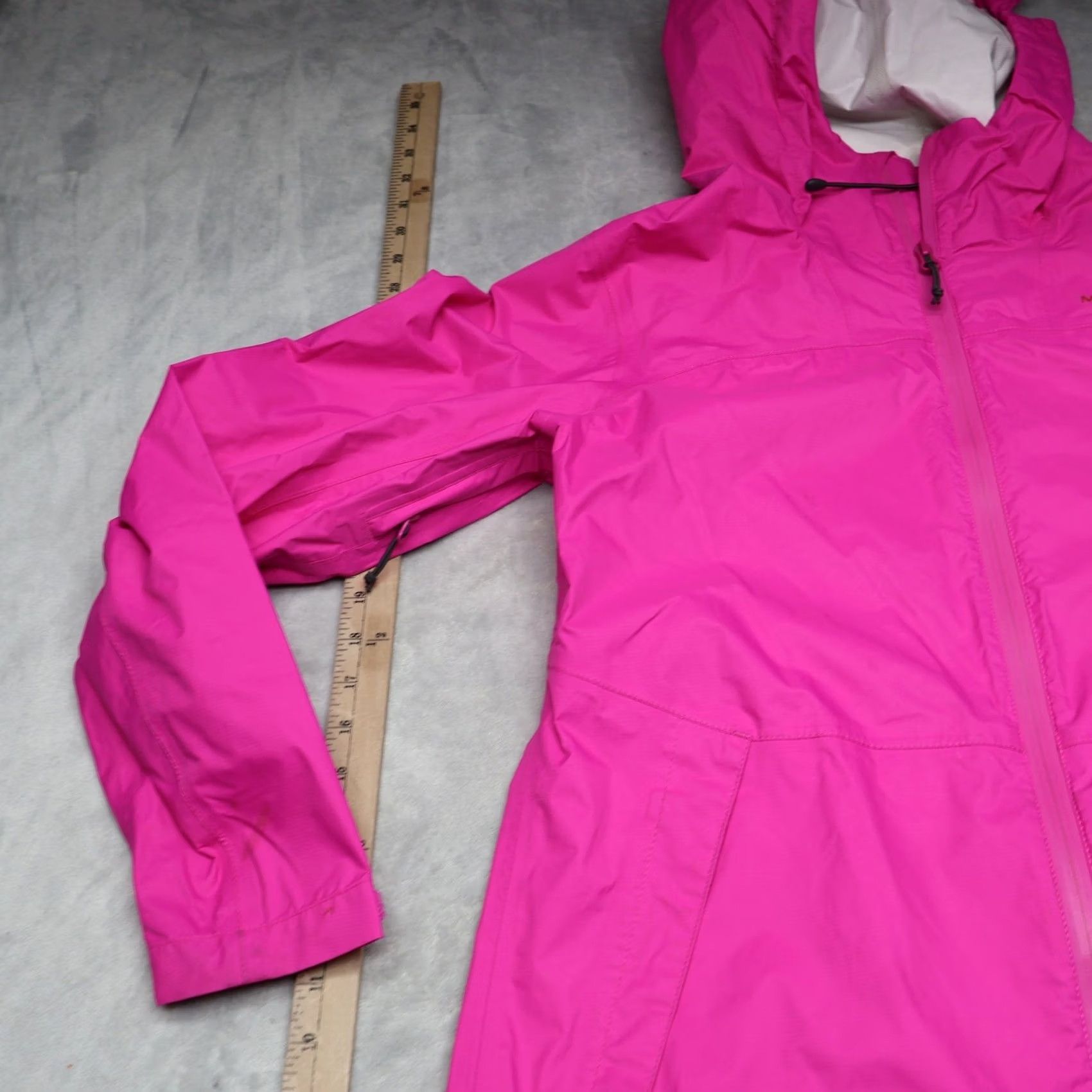 Merrell Merrell Jacket Womens Medium Pink Hooded Wind Rain Full Zip Lightweight Ripstop Size M / US 6-8 / IT 42-44 - 2 Thumbnail