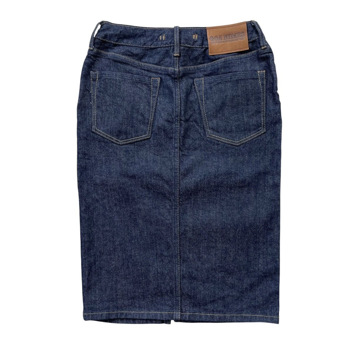 GOA Goa Nimes Japan Selvedge Denim Mid Length Skirt Size 27" / US 4 / IT 40 - 1 Thumbnail