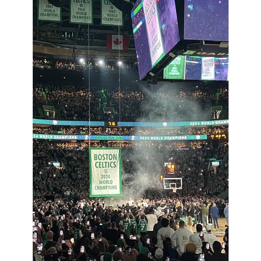 NBA Boston Celtics Banner 18 Poster 2024 World Champions Size ONE SIZE - 8 Thumbnail