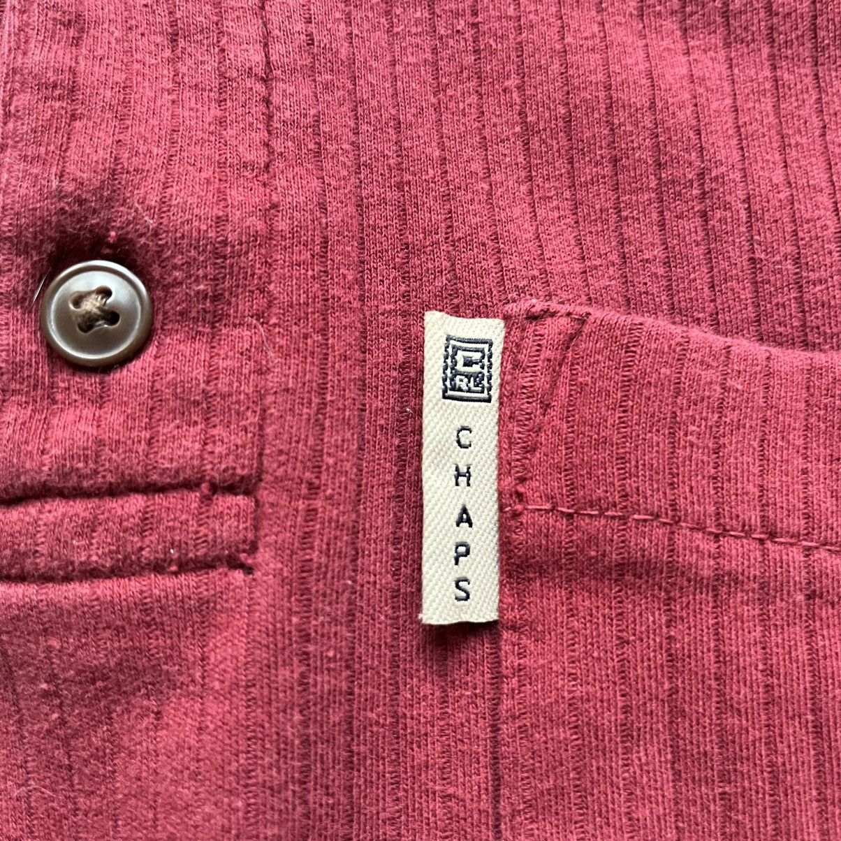 Chaps Ralph Lauren × Polo Ralph Lauren × Vintage Red/Burgundy Chaps Ralph Lauren long sleeve polo Size US M / EU 48-50 / 2 - 4 Thumbnail