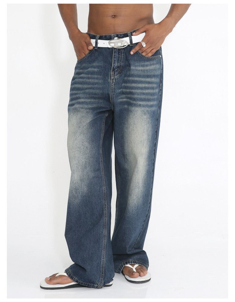 faded y2k hiphop baggy jeans