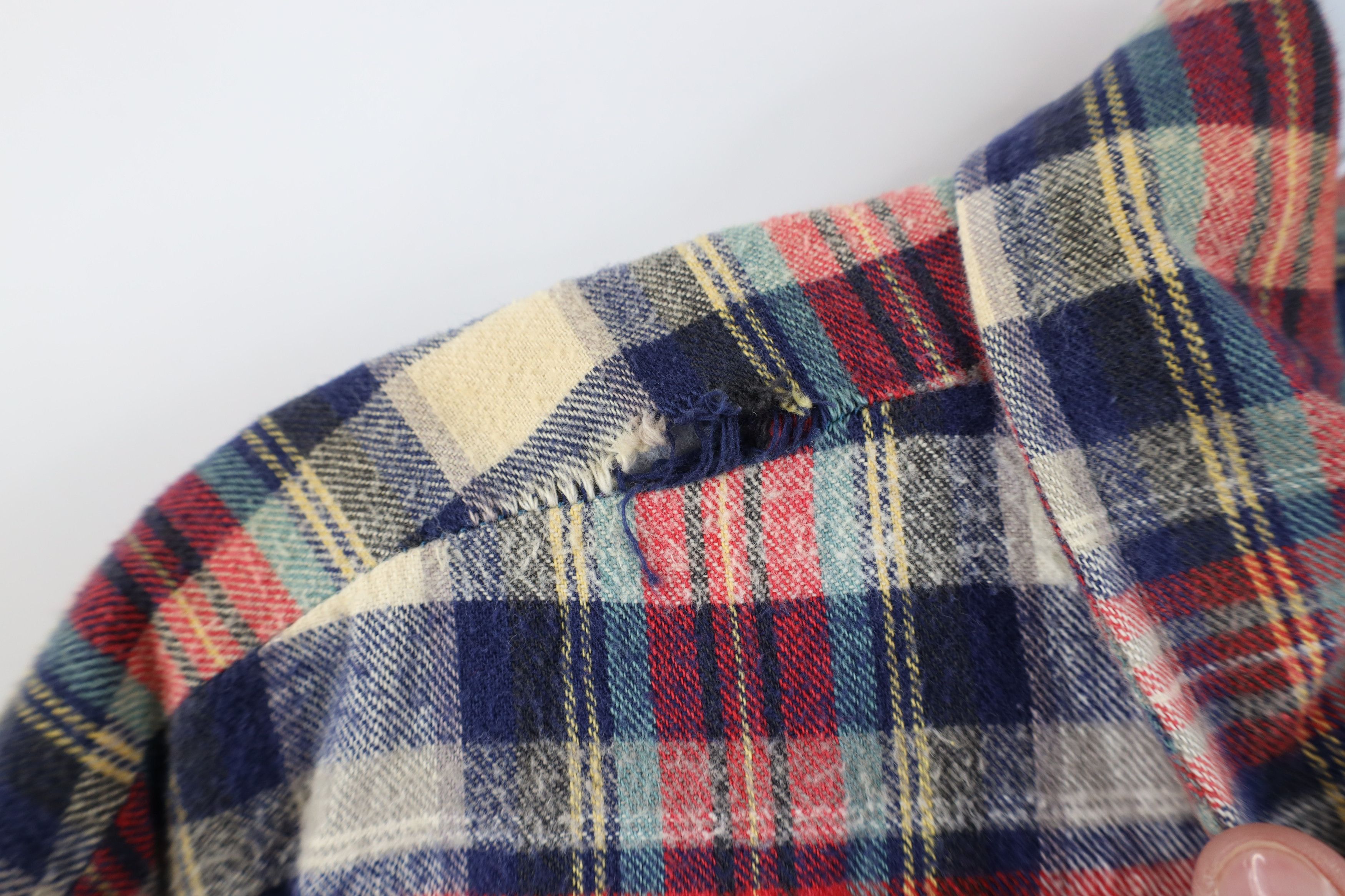 Vintage Vintage 70s Streetwear Quilted Flannel Shirt Jacket Jac Size US M / EU 48-50 / 2 - 4 Thumbnail