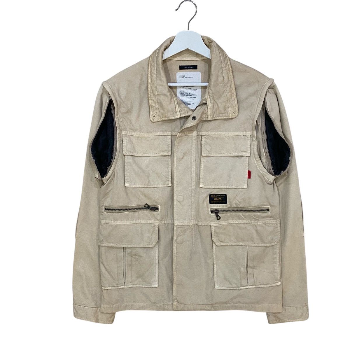 Wtaps 🔥VINTAGES WTAPS M-65 SPEC 201-205 FIELD SATIN JACKET ARMY Size US S / EU 44-46 / 1 - 2 Thumbnail