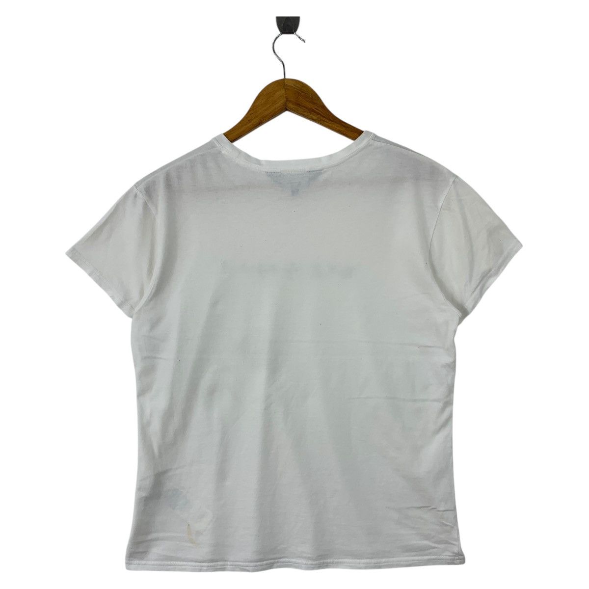 Designer × agnes b. AGNES B to star b Spellout white womens tee Size S / US 4 / IT 40 - 4 Thumbnail