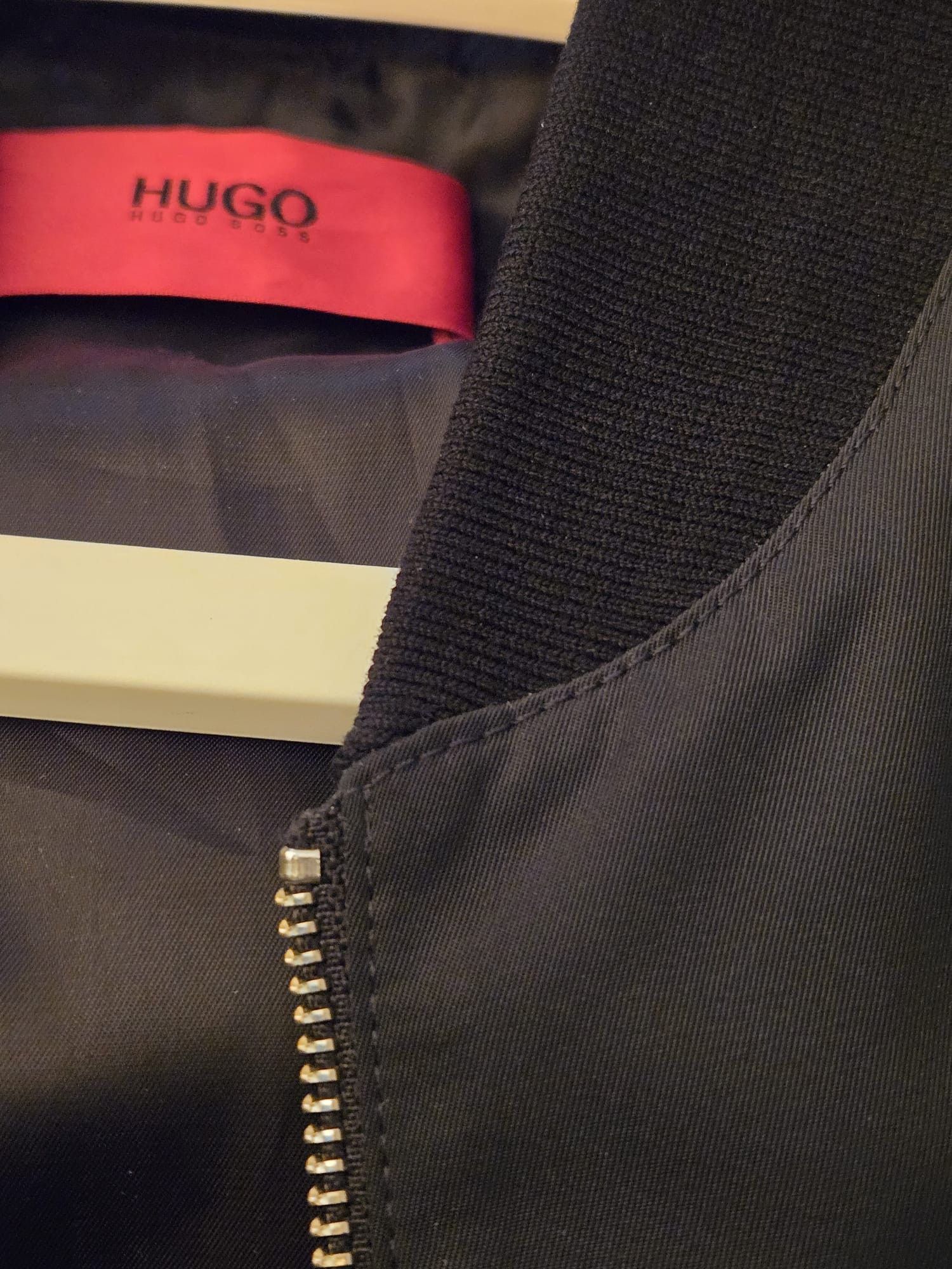 Hugo Boss HUGO BOSS Black Bomber Jacket Atomic Print & Metal Details Size US S / EU 44-46 / 1 - 3 Thumbnail