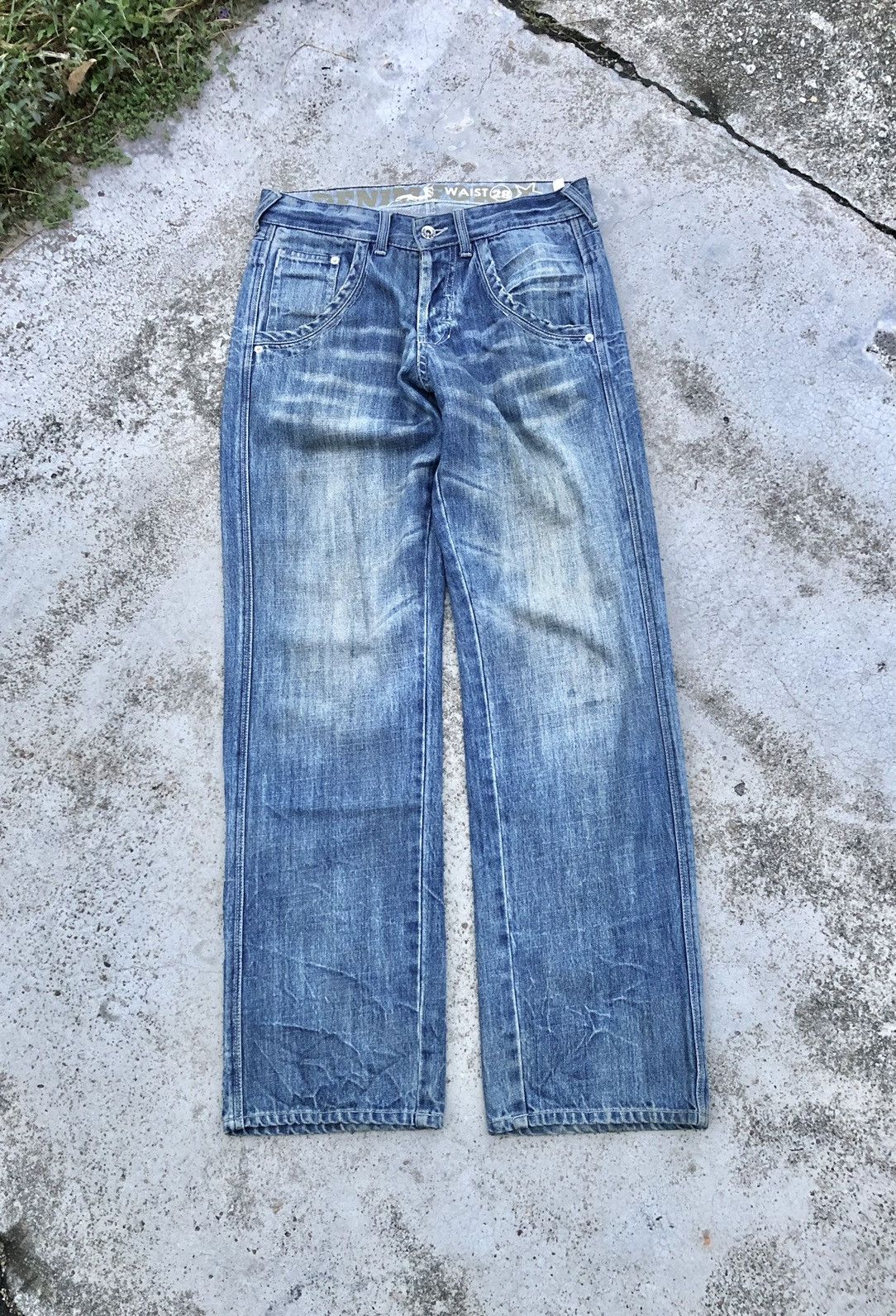 Japanese Brand BUCKLE BACK DENIM BY WHO's WHO DENIM Size US 30 / EU 46 - 1 Thumbnail