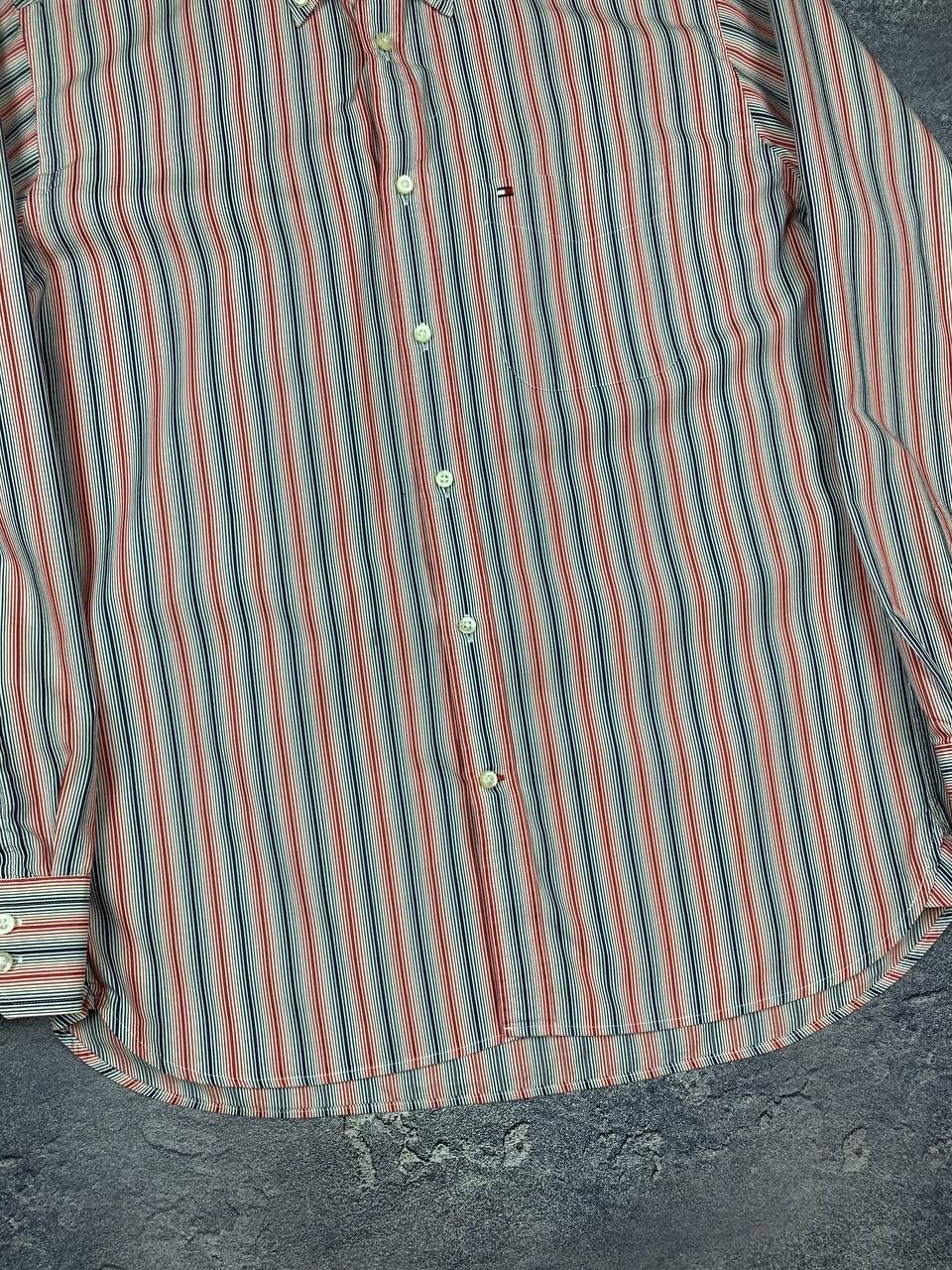 Tommy Hilfiger Tommy Hilfiger Mens Multicolor Striped Regular Fit Size US S / EU 44-46 / 1 - 7 Thumbnail