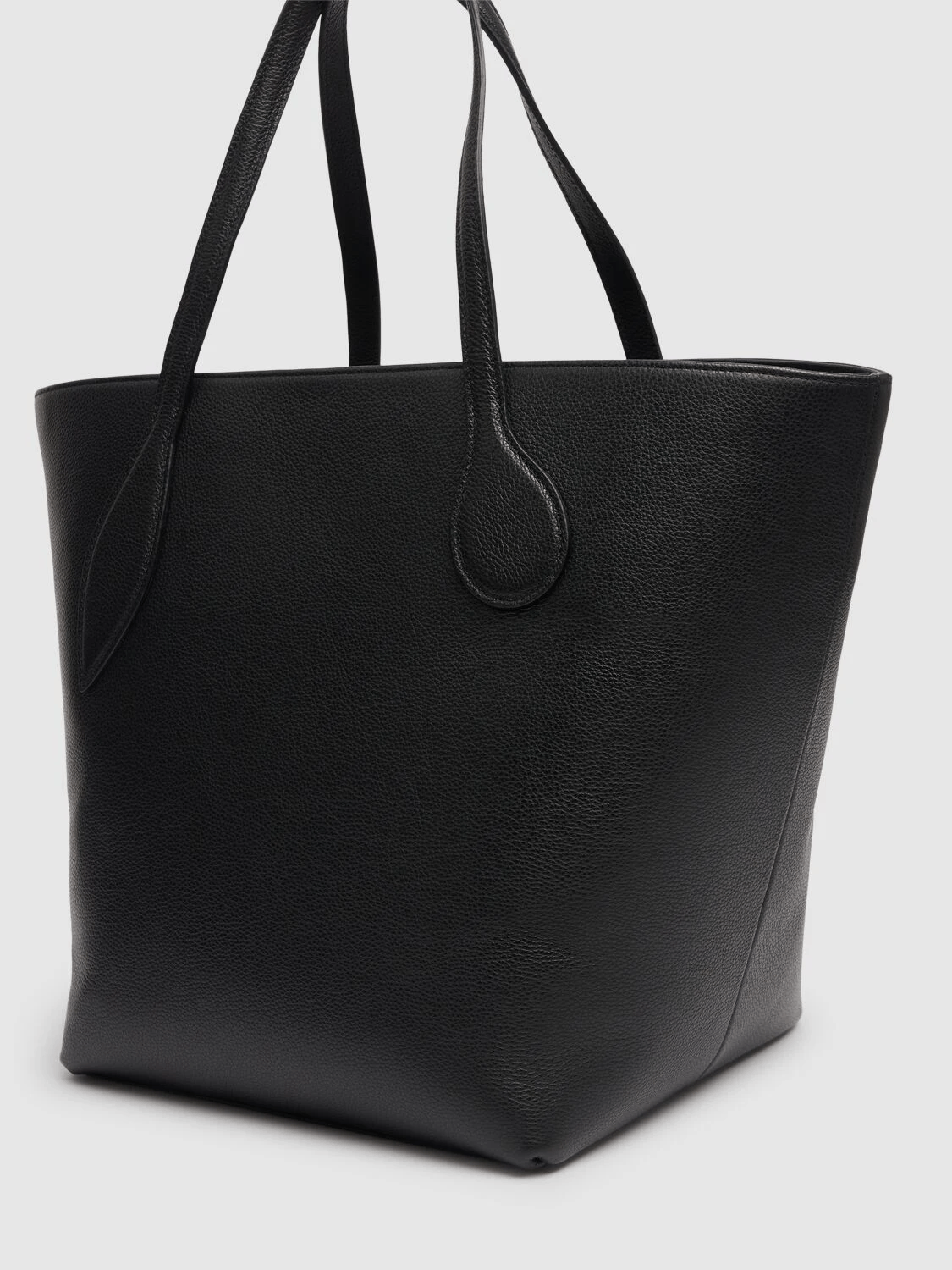 Liffner LIFFNER Sprout Black Grained Leather Tote New Authentic Size ONE SIZE - 3 Thumbnail