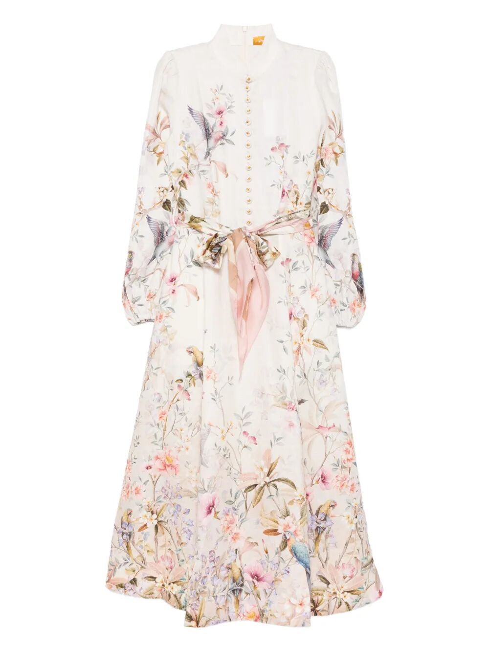 Zimmermann "REBELLION" BUTTON MIDI DRESS Size M / US 6-8 / IT 42-44 - 1 Thumbnail