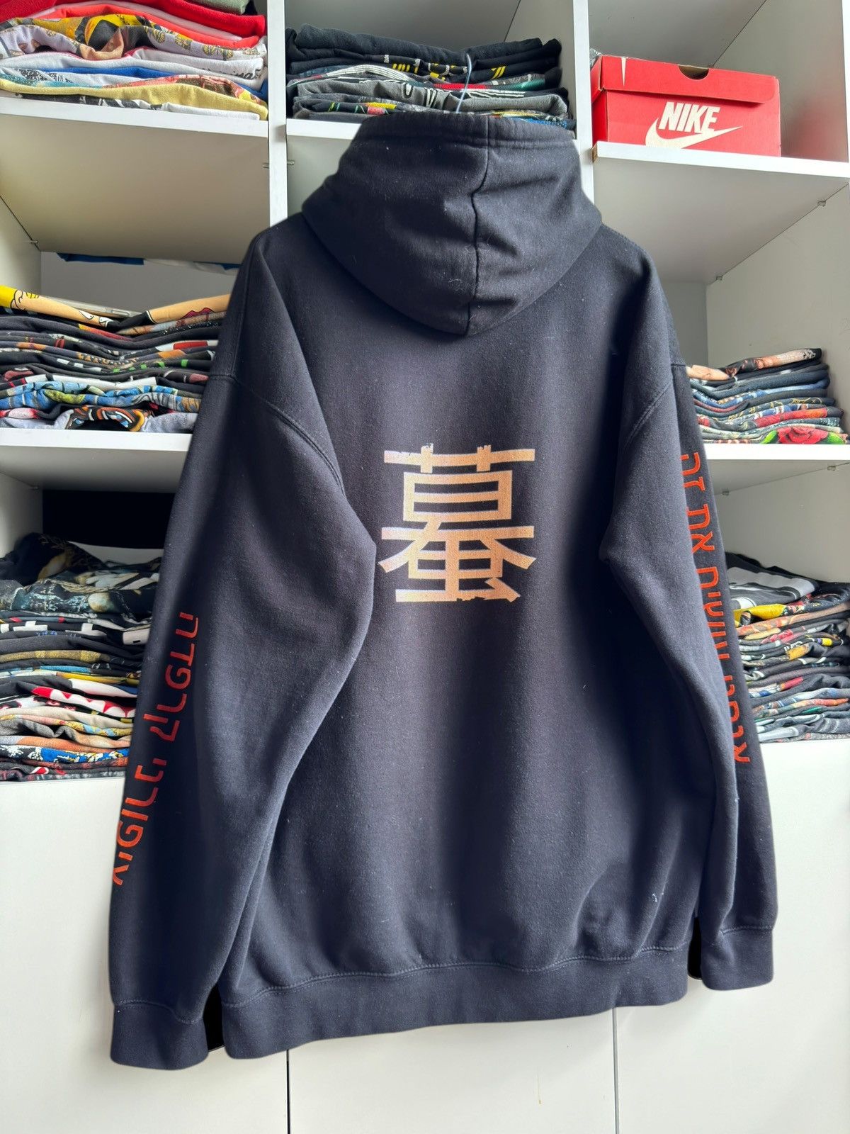 Anime Vintage Evangelion Anime Movie Hoodie Size US XL / EU 56 / 4 - 4 Thumbnail