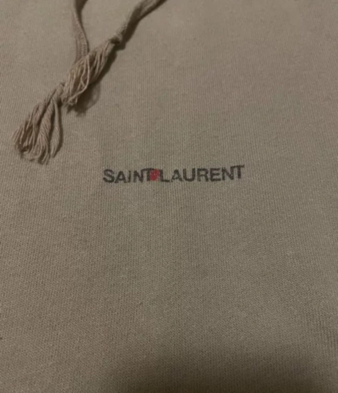 Saint Laurent Paris × Yves Saint Laurent Saint Laurent Men's Khaki Hoodie 2412-Nextarrow Size US L / EU 52-54 / 3 - 3 Thumbnail