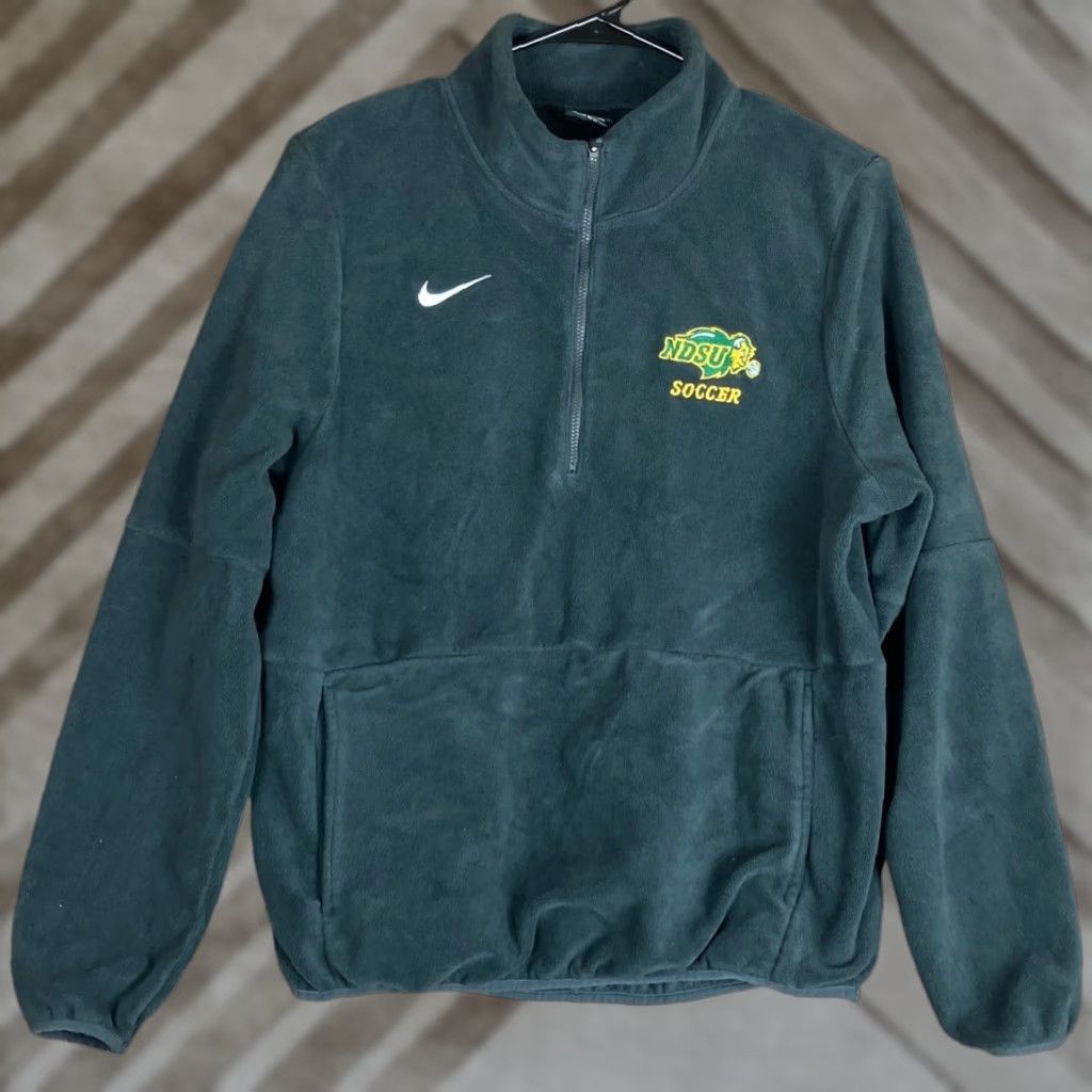Nike Nike Mens Jacket Black Pullover 1/4 Zip Long Sleeve 100% Polyester Medium Size US M / EU 48-50 / 2 - 1 Thumbnail