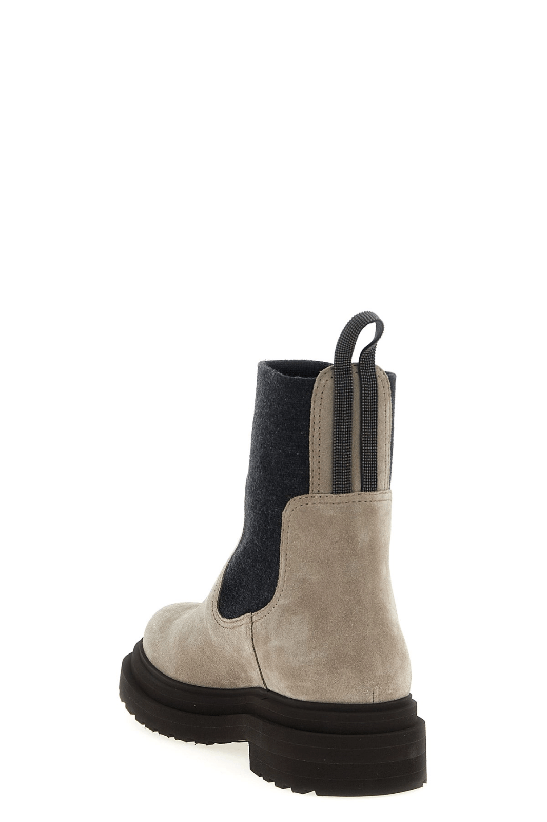 Brunello Cucinelli BRUNELLO CUCINELLI Beige Suede Ankle Boots New & Authentic Size US 10 / IT 40 - 3 Thumbnail