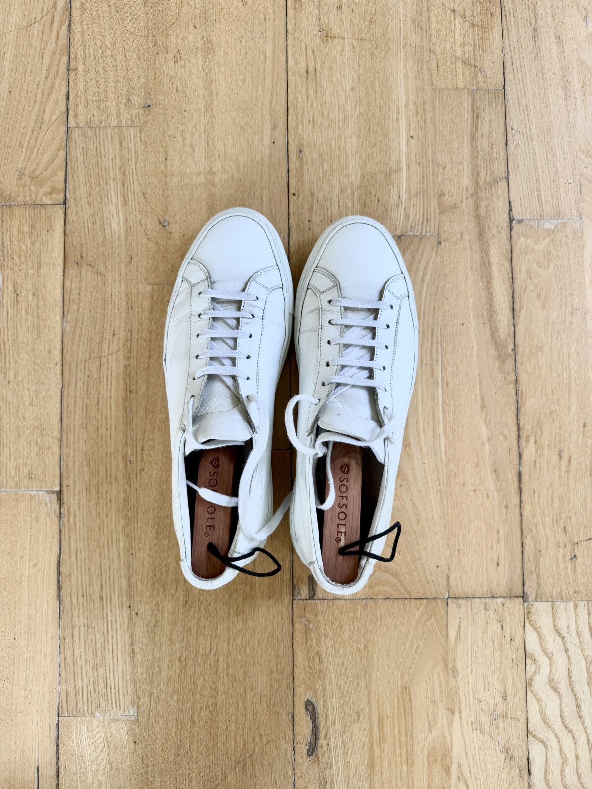 Common Projects Common Projects Achilles Low White Sz 40 Size US 7 / EU 40 - 2 Thumbnail