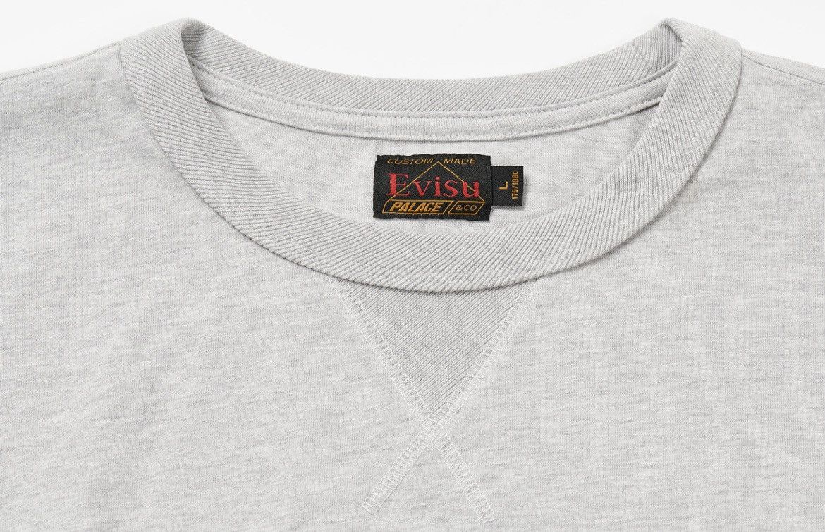 Evisu × Palace Palace Evisu Logo T-Shirt Grey Size US L / EU 52-54 / 3 - 2 Thumbnail