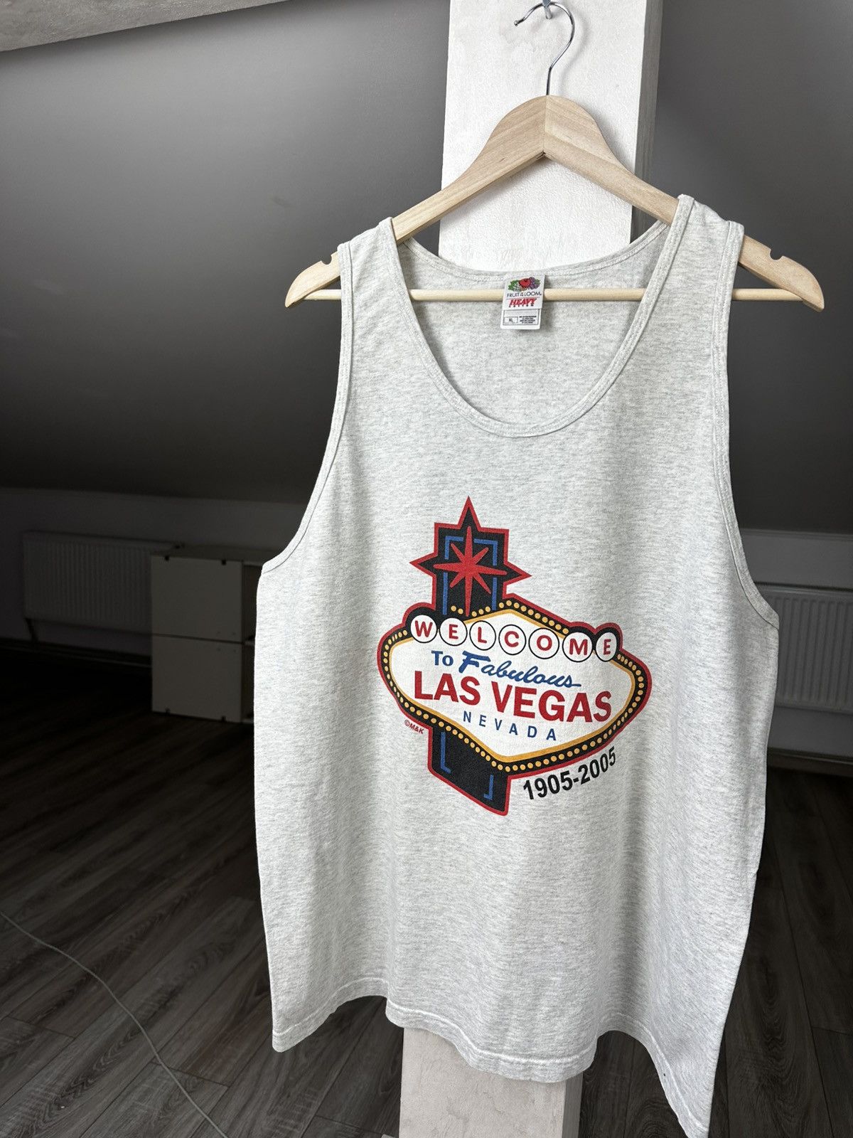 Other Vintage Las Vegas Nevada 90s Tee Sleeveless Size US XL / EU 56 / 4 - 2 Thumbnail