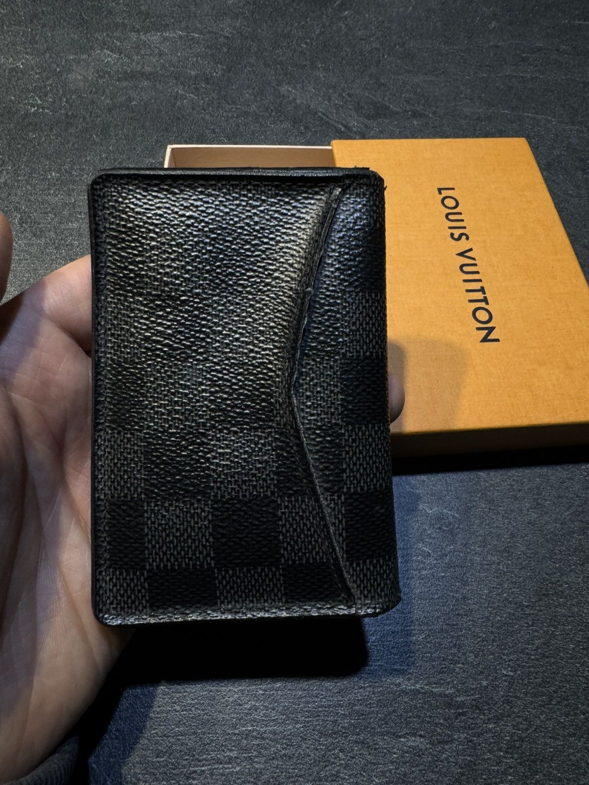 Designer × Leather × Louis Vuitton Louis Vuitton Pocket Organizer Daimer wallet Size ONE SIZE - 4 Thumbnail