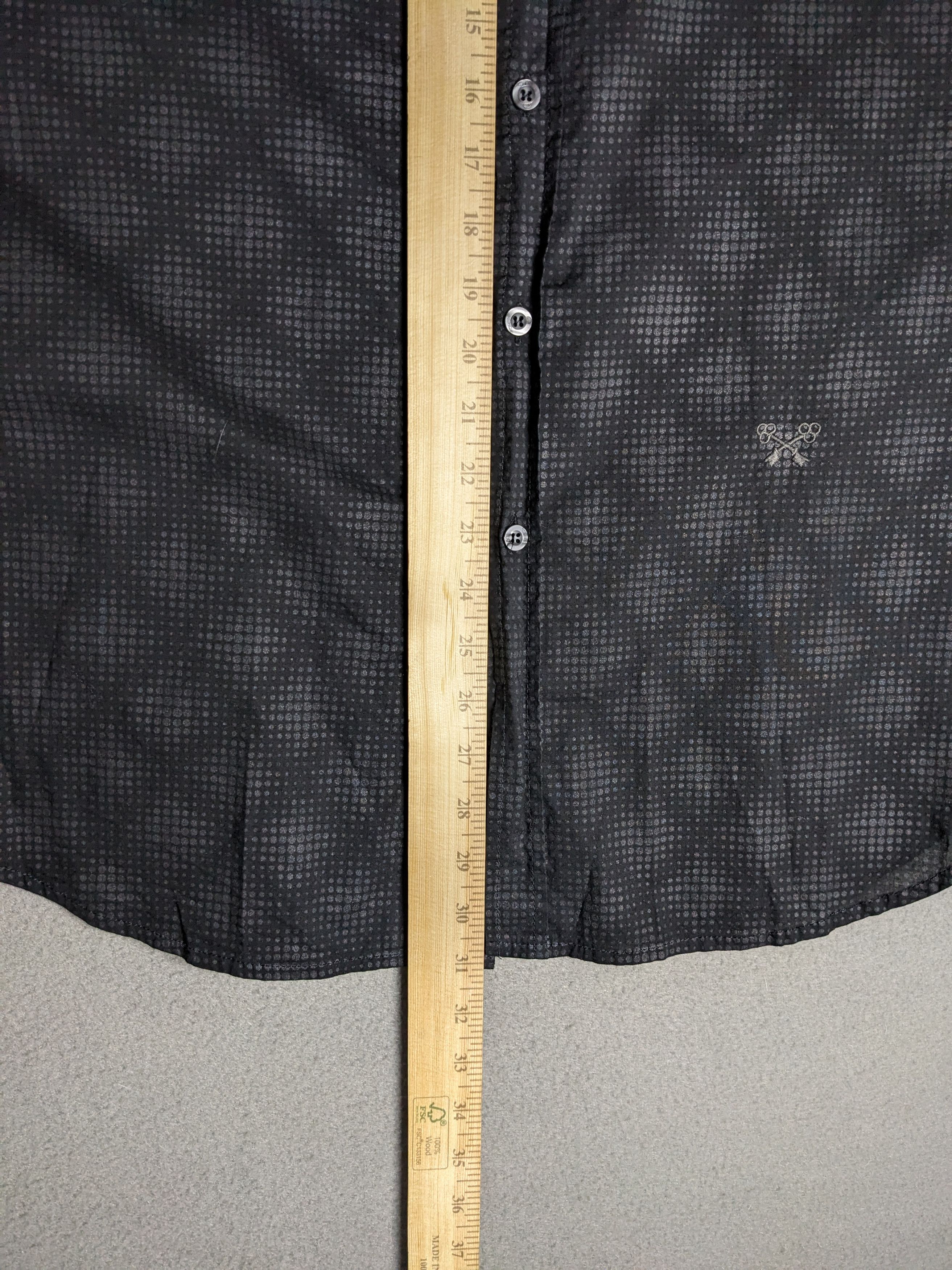 Energie VINTAGE Energie Button Up Shirt Geometric Black Large 90s Size US L / EU 52-54 / 3 - 15 Thumbnail
