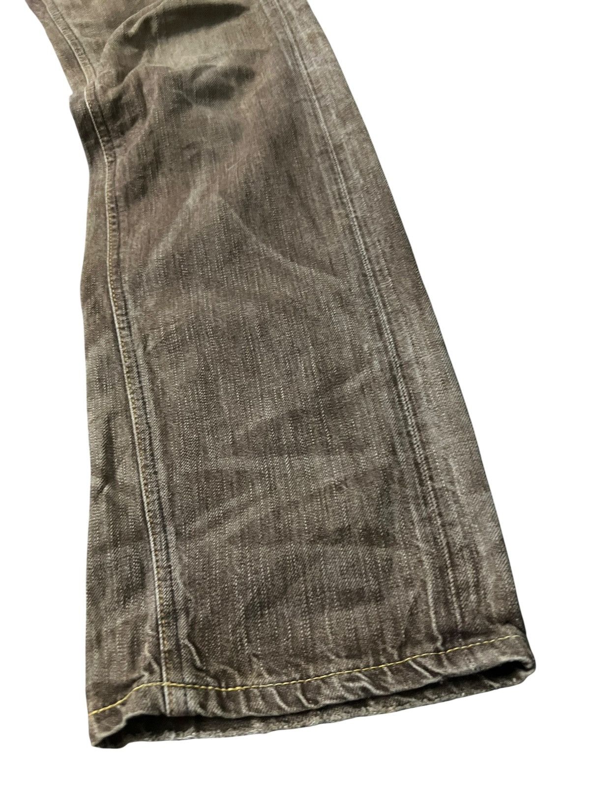 Kapital Vintage Edwin Brown 503 Clawmark Mud wash Jean Size US 31 - 7 Thumbnail