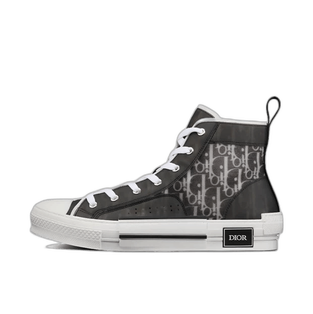 Dior Dior B23 Black High-Top Sneakers Size 41 Size US 9 / EU 42 - 1 Thumbnail