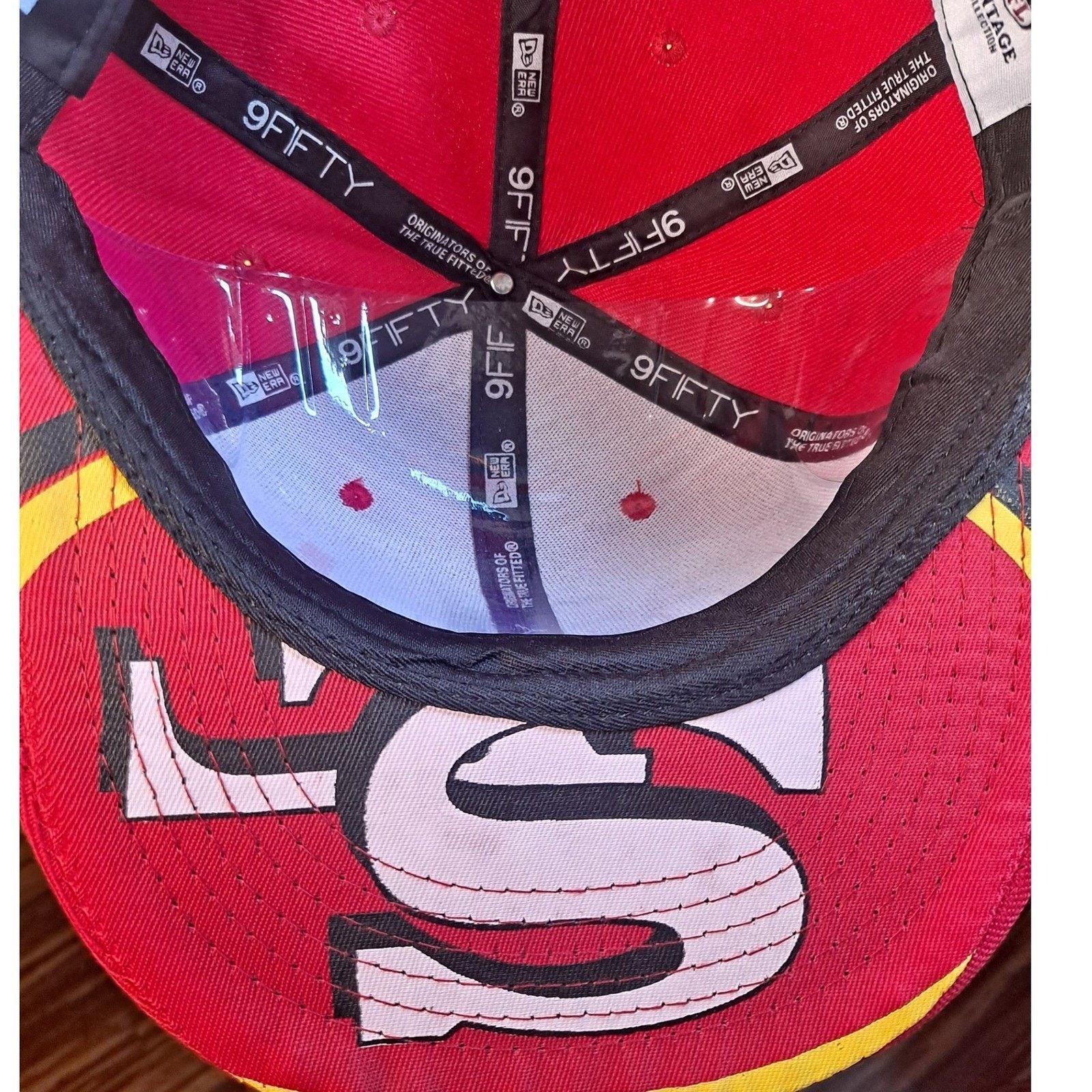 New Era New Era 9Fifty San Fran 49ers NFL VTG Coll Snapback Hat Size ONE SIZE - 6 Thumbnail