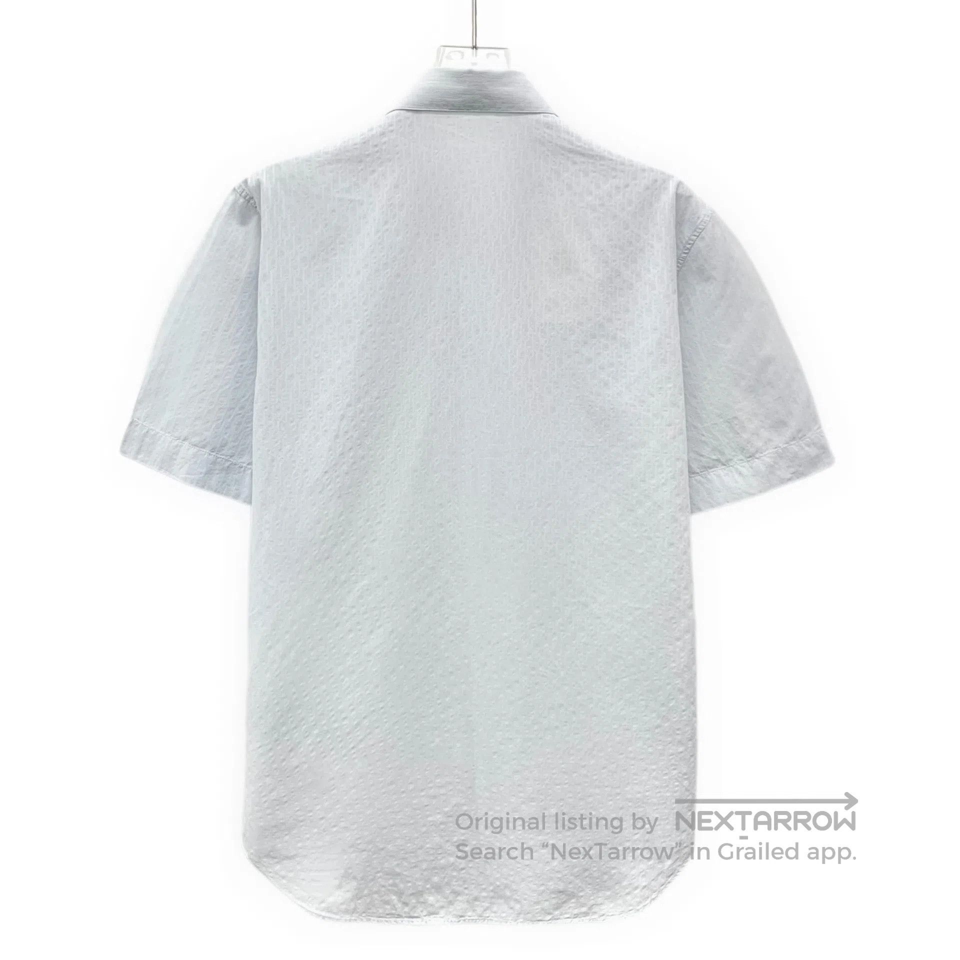 Dior Dior Light Blue Logo Subtle Pattern Jacquard Printed Cotto Size XS / US 0-2 / IT 36-38 - 2 Thumbnail