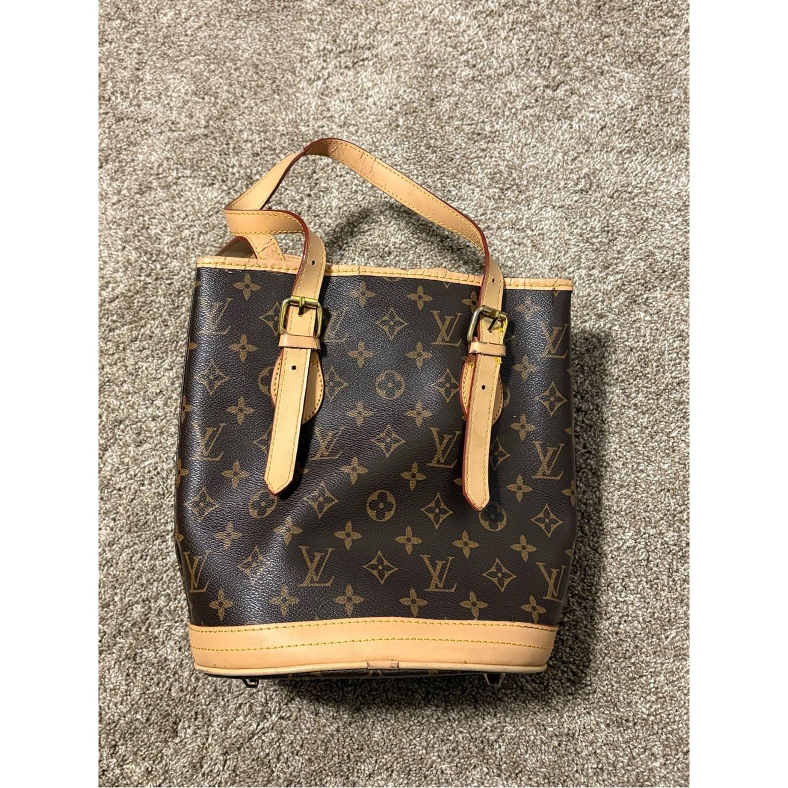 Louis Vuitton (Louis Vuitton) Monogram Bucket Bag: 9” x 10”: not auth Size ONE SIZE - 6 Thumbnail