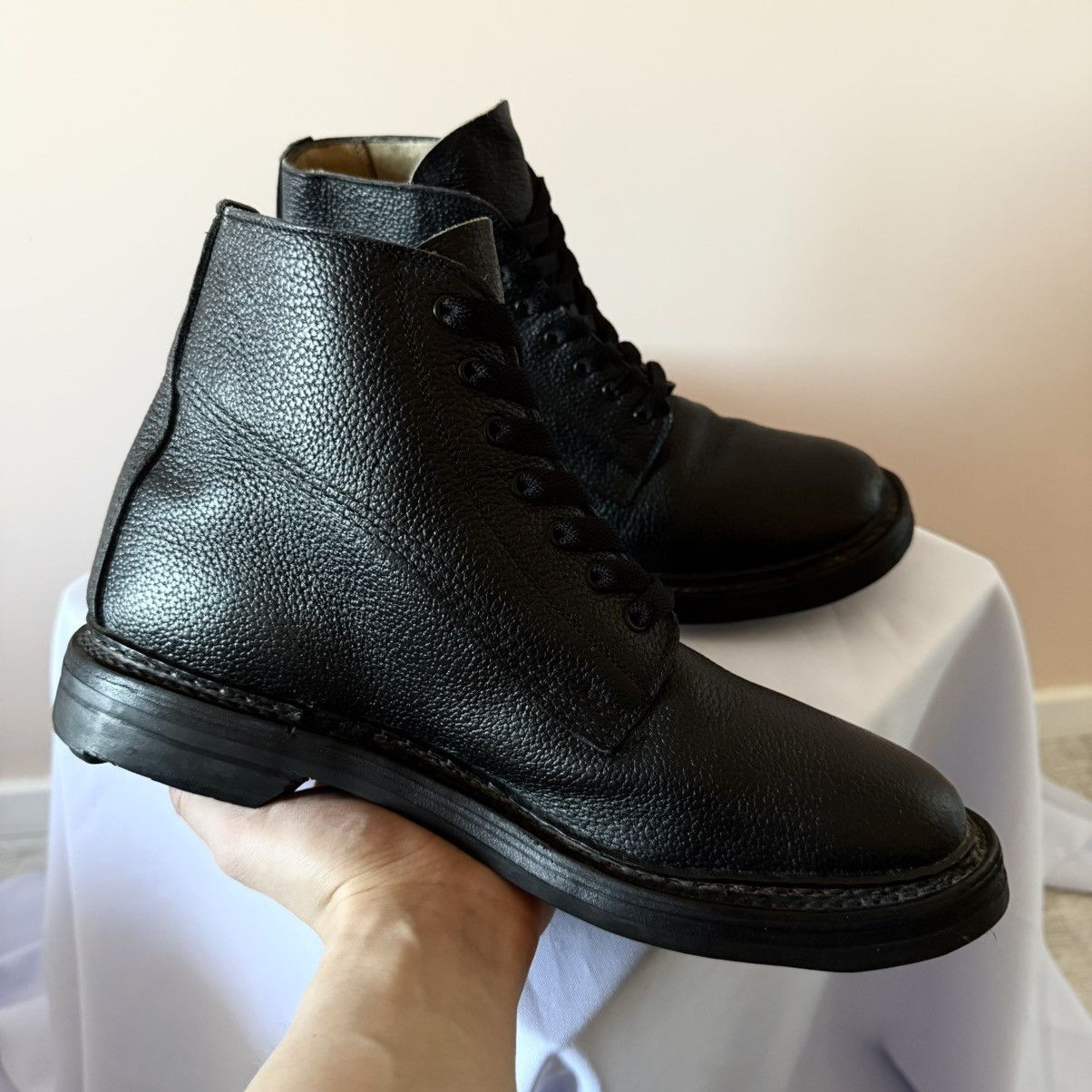 A.S.98 Vintage 60s British Army Combat Military Boots Size US 9 / EU 42 - 8 Thumbnail