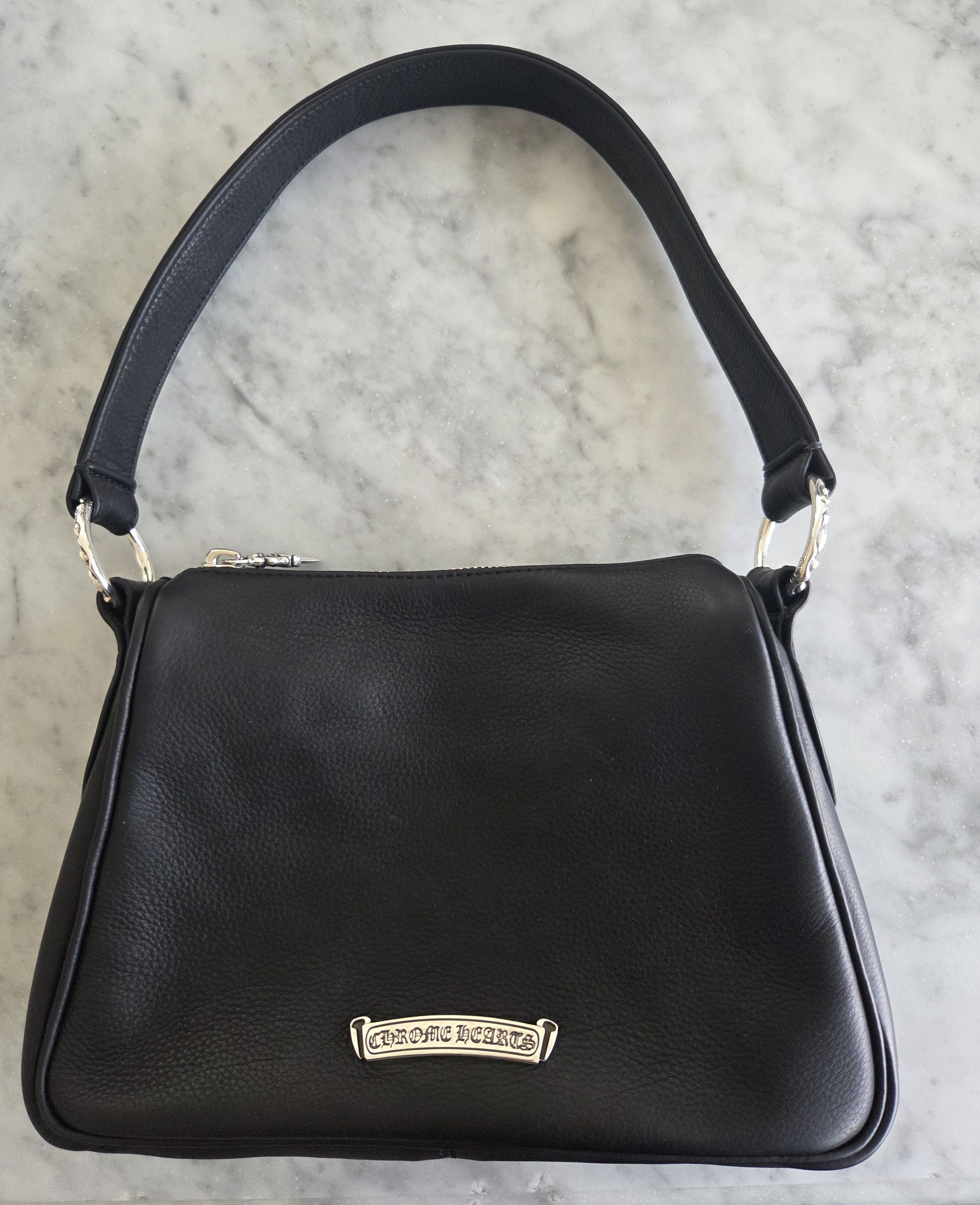Chrome Hearts Chrome hearts chicken black leather nuggets bag Size ONE SIZE - 5 Thumbnail