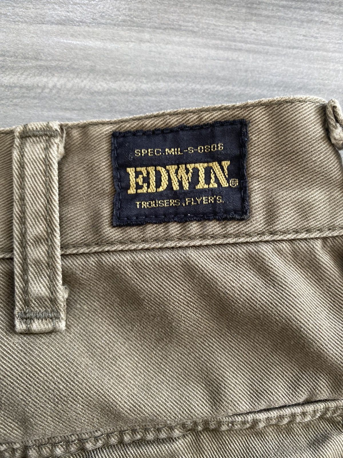 Edwin × Japanese Brand Vintage edwin multi pocket cargo pants military Size US 28 / EU 44 - 4 Thumbnail