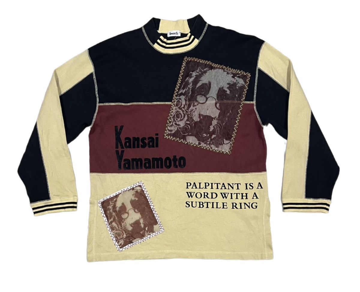 Kansai Yamamoto KANSAI YAMAMOTO Kansai 02 Long Sleeve/Sweatshirt x Rare Size US L / EU 52-54 / 3 - 1 Thumbnail