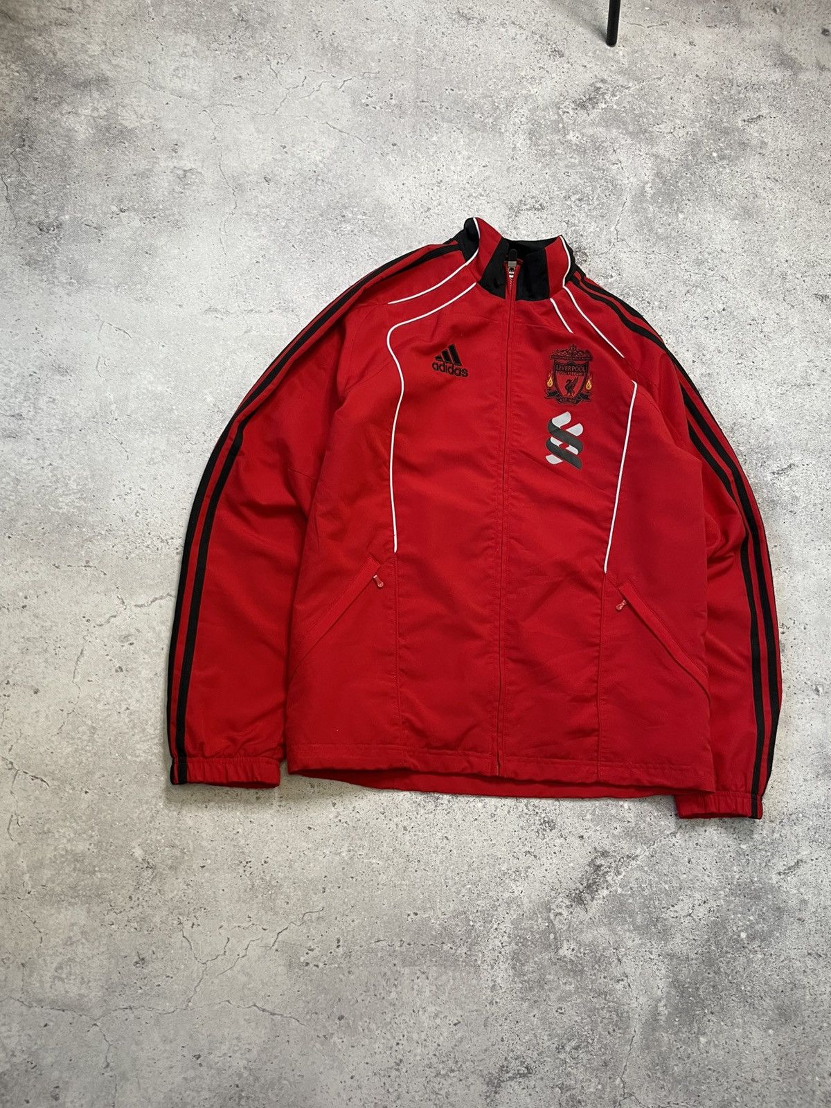 Vintage Vintage Adidas Liverpool 2010 Nylon Football Track Jacket Size US S / EU 44-46 / 1 - 3 Thumbnail