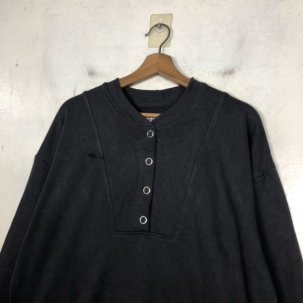 Vintage 📌Vintage Anorak Sweatshirt Snap Button Lee Size US M / EU 48-50 / 2 - 10 Thumbnail