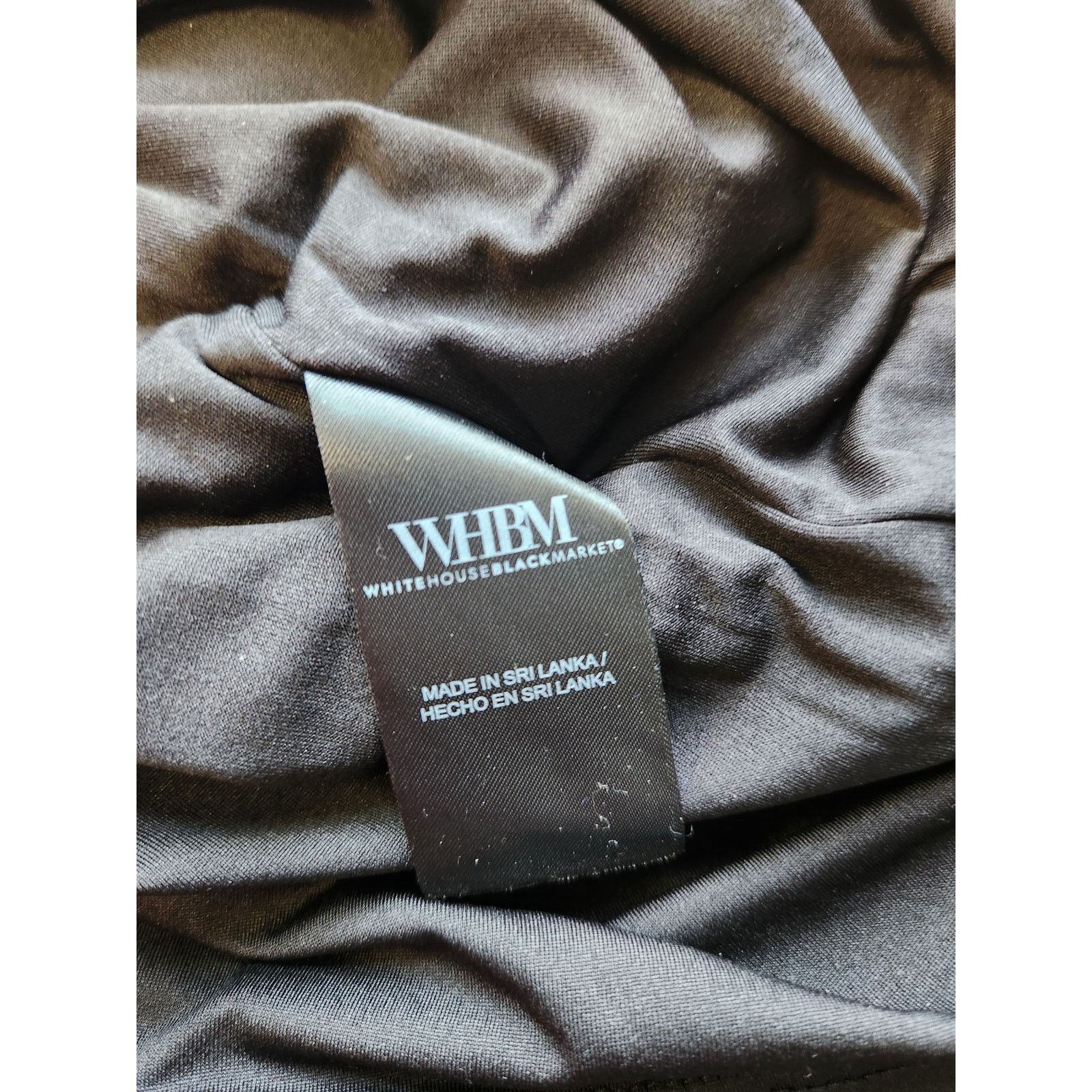 White House Black Market NWOT WHBM Sleeveless Sequin Draped Sheath Dress 14 Black Size XL / US 12-14 / IT 48-50 - 4 Thumbnail