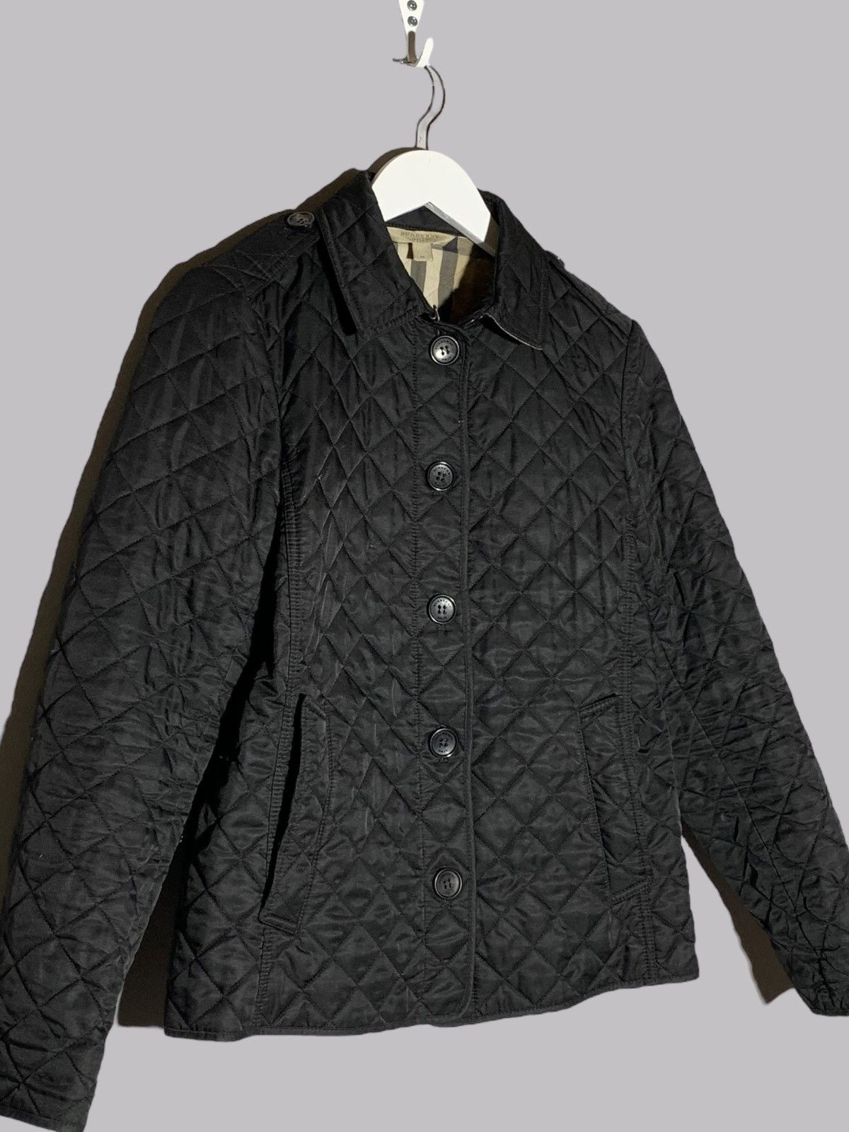 Burberry Burberry Brit Quilted Nova Check Lining Jacket Size M / US 6-8 / IT 42-44 - 3 Thumbnail