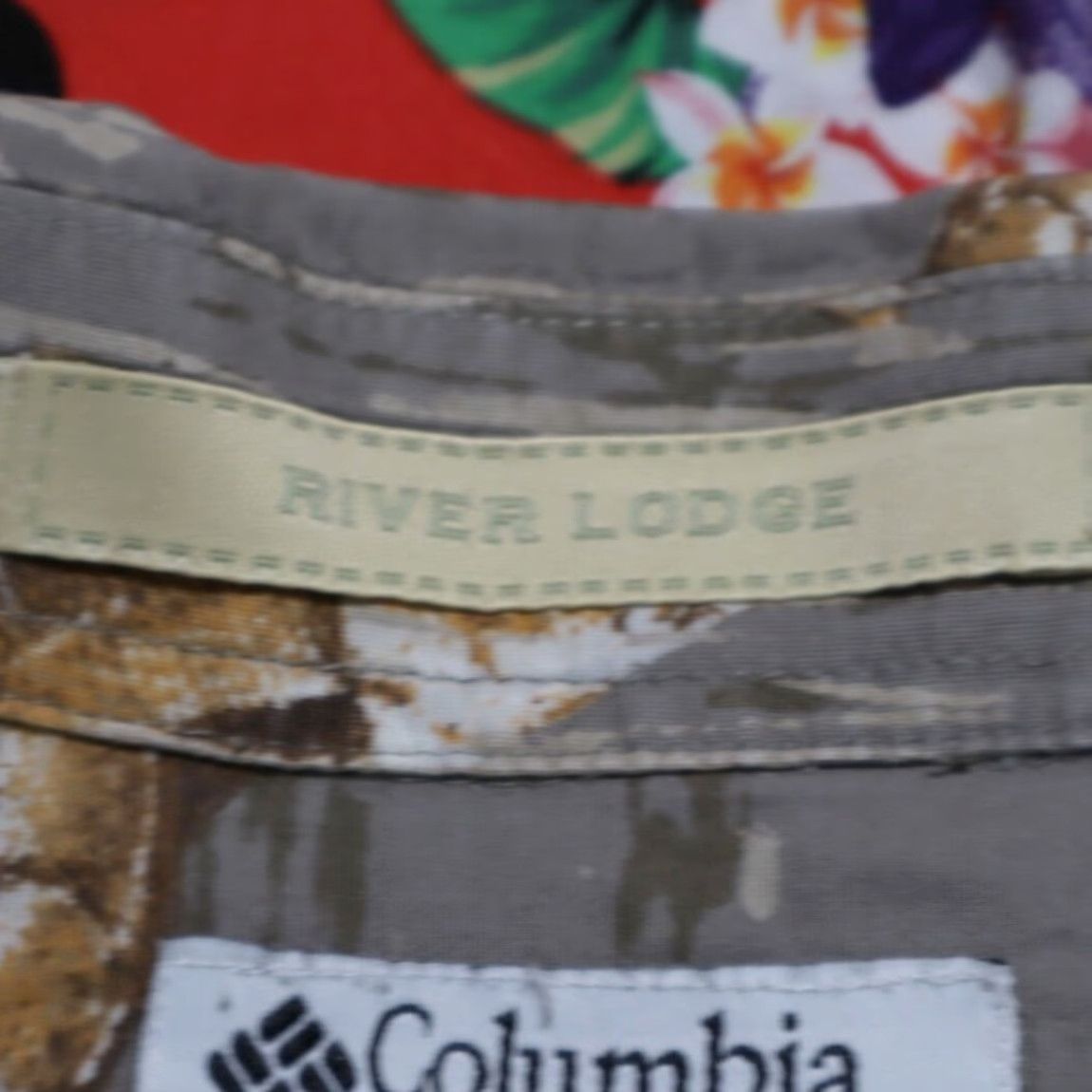 Vintage Columbia River Lodge Redfish Cotton All Over Print Shirt Brown Men's L Size US L / EU 52-54 / 3 - 6 Thumbnail