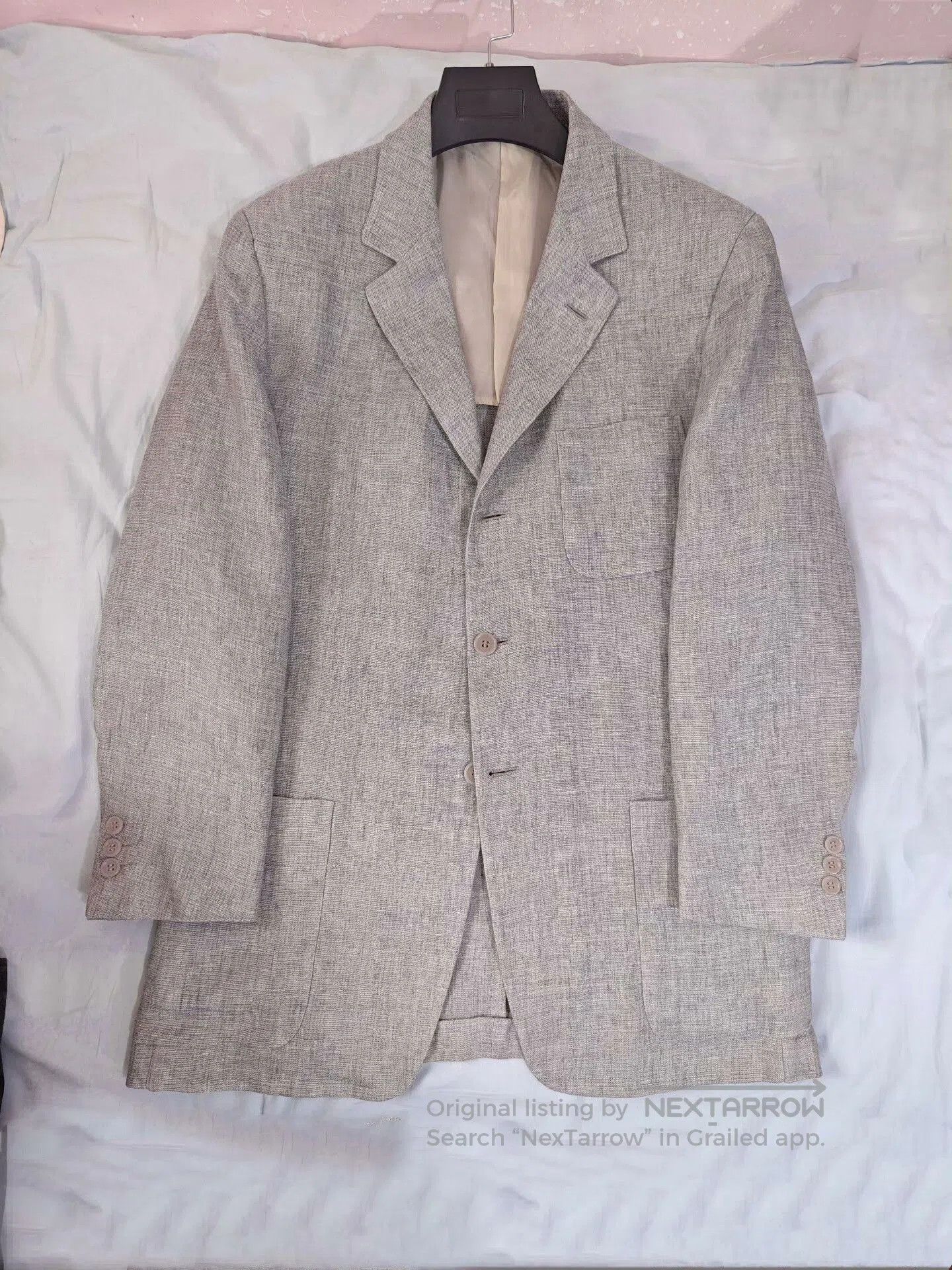 Agnona Italian Linen Casual Suit by AGNONA. Size US L / EU 52-54 / 3 - 5 Thumbnail