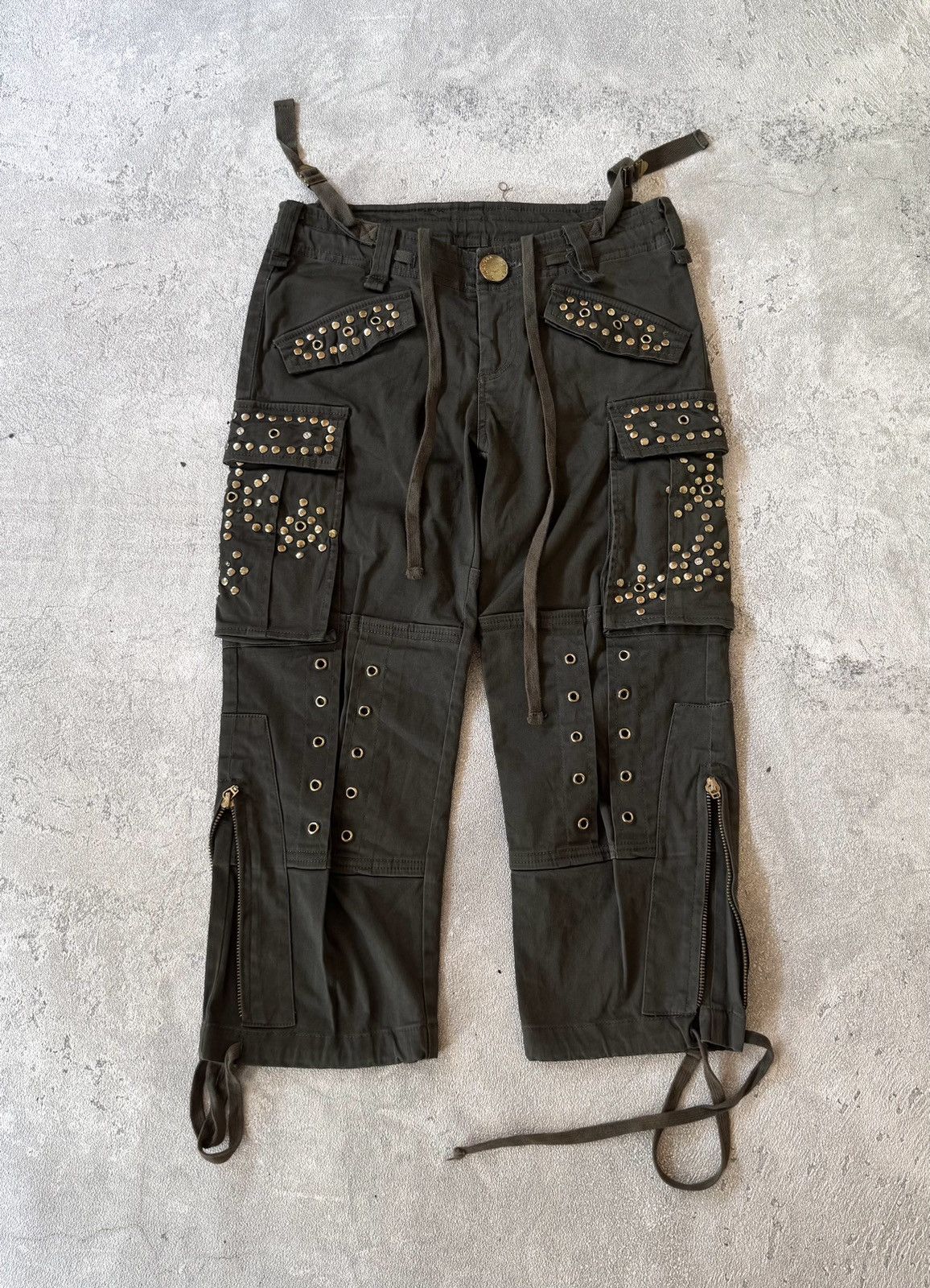 Hysteric Glamour Y2k Chuangba Jeans Studded Ifsixwasnine lgb short pants Size US 27 - 1 Thumbnail