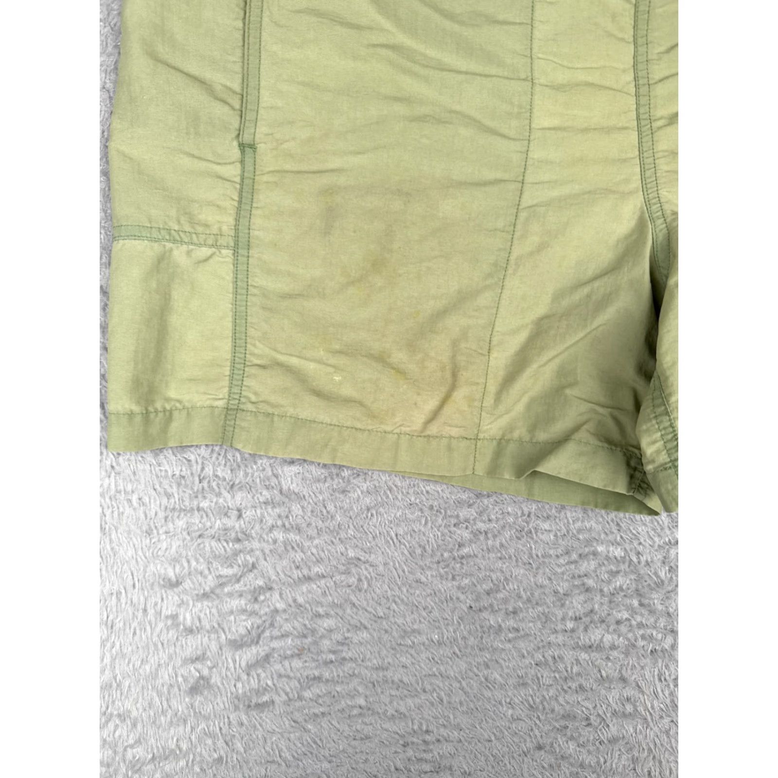 The North Face The North Face Cargo Shorts Womens Large Green Belted 5" Hiking Activewear Size 36" / US 14 / IT 50 - 3 Thumbnail