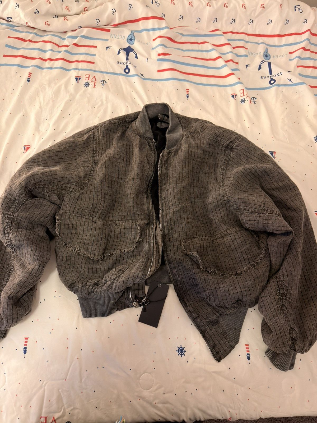 Japanese Brand × K-Two Studios × Streetwear KTWO DYED BOMBER “INK
