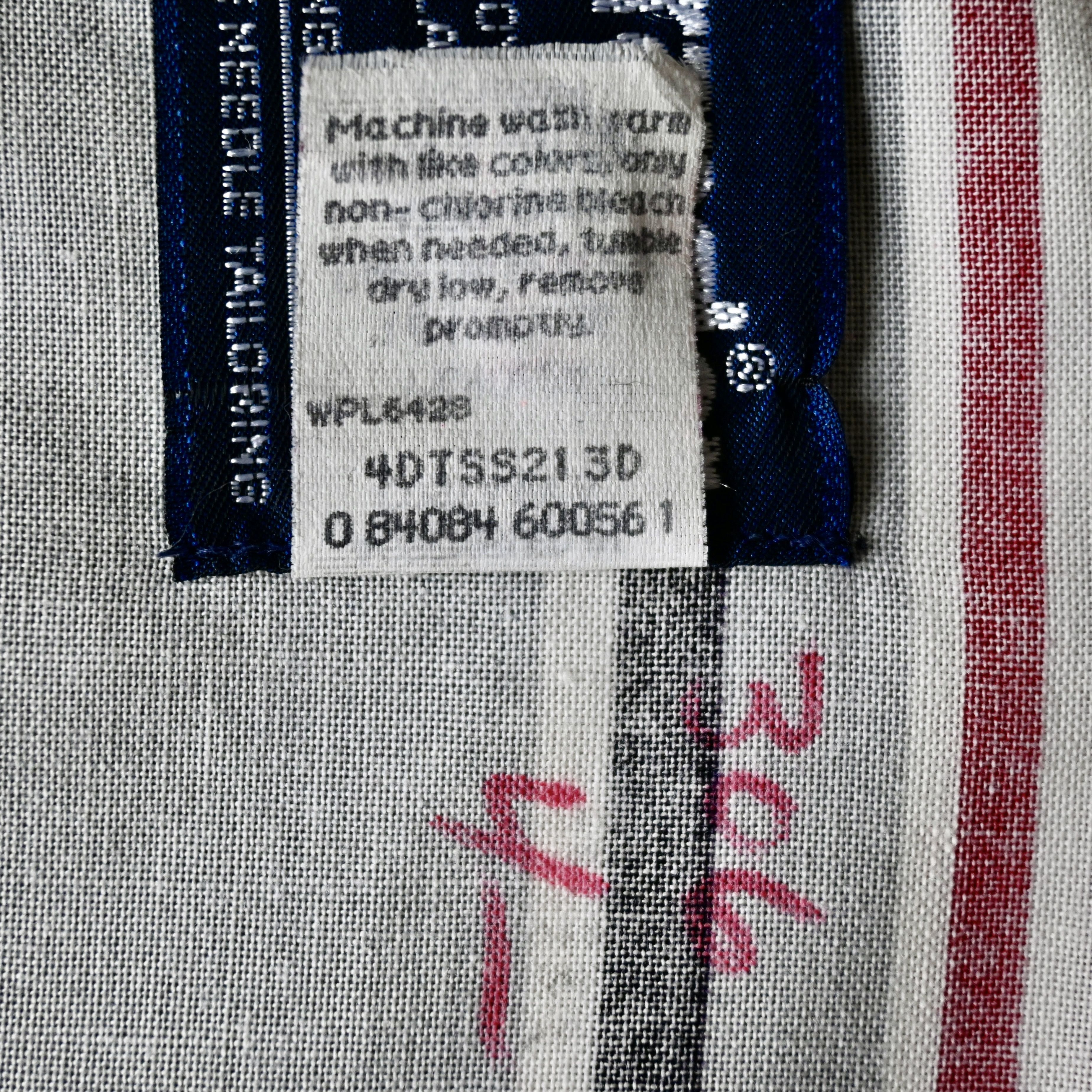 Vintage 90s Wrangler black x multi horizontal stripes western shirt Size US L / EU 52-54 / 3 - 14 Thumbnail