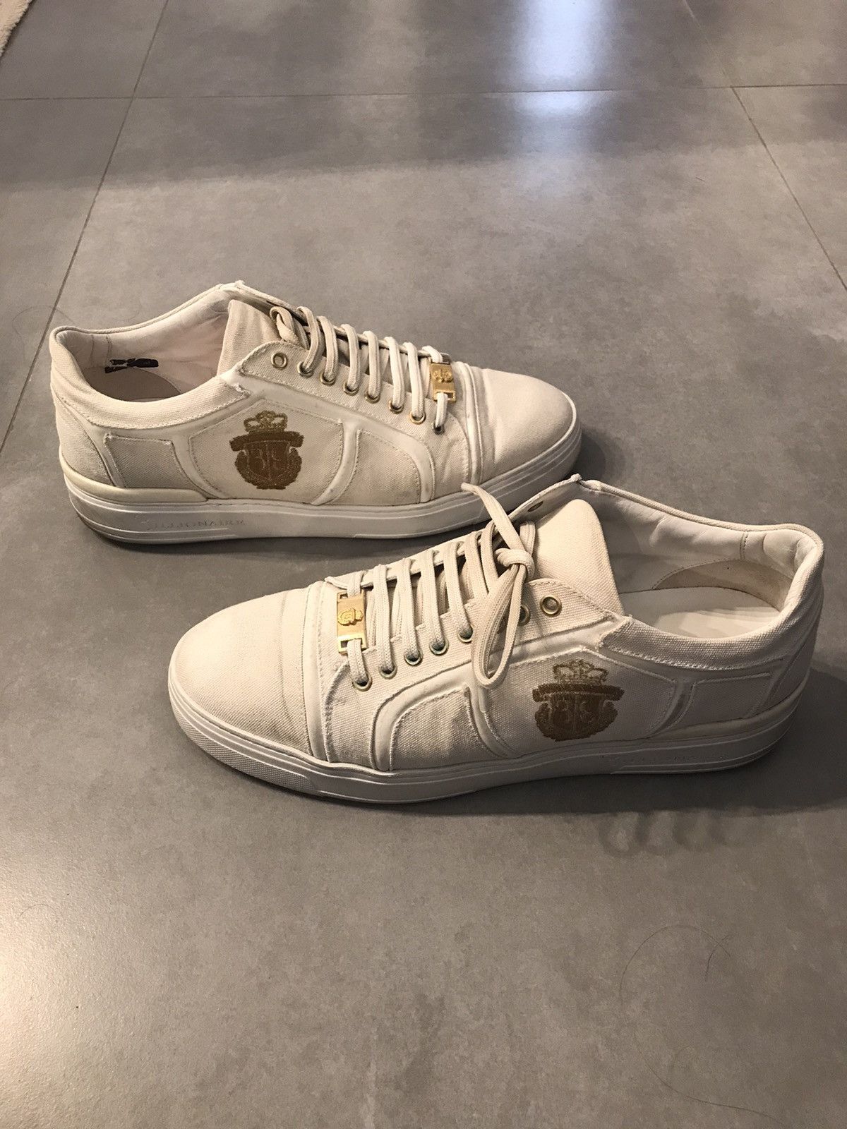 Billionaire Couture Billionaire white sneakers Size US 11 / EU 44 - 1 Thumbnail