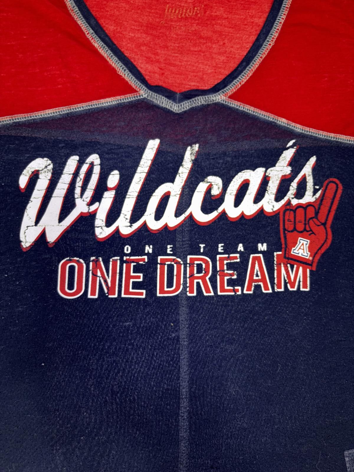 0 Arizona Wildcats Women's Tee - One Team One Dream Size M / US 6-8 / IT 42-44 - 2 Thumbnail