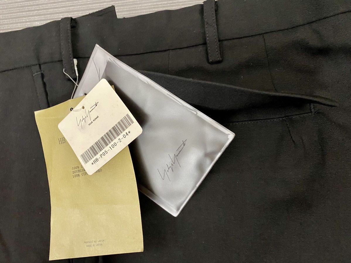 Yohji Yamamoto 🇯🇵 pour homme Nero wool slacks 4 NWT