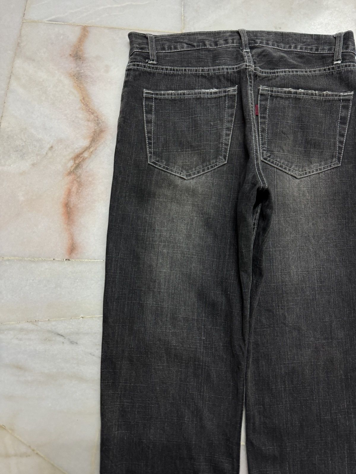 If Six Was Nine × Japanese Brand × Vintage Denim Des Free Beat Mudwash Faded Distress Jean Size US 30 / EU 46 - 12 Thumbnail