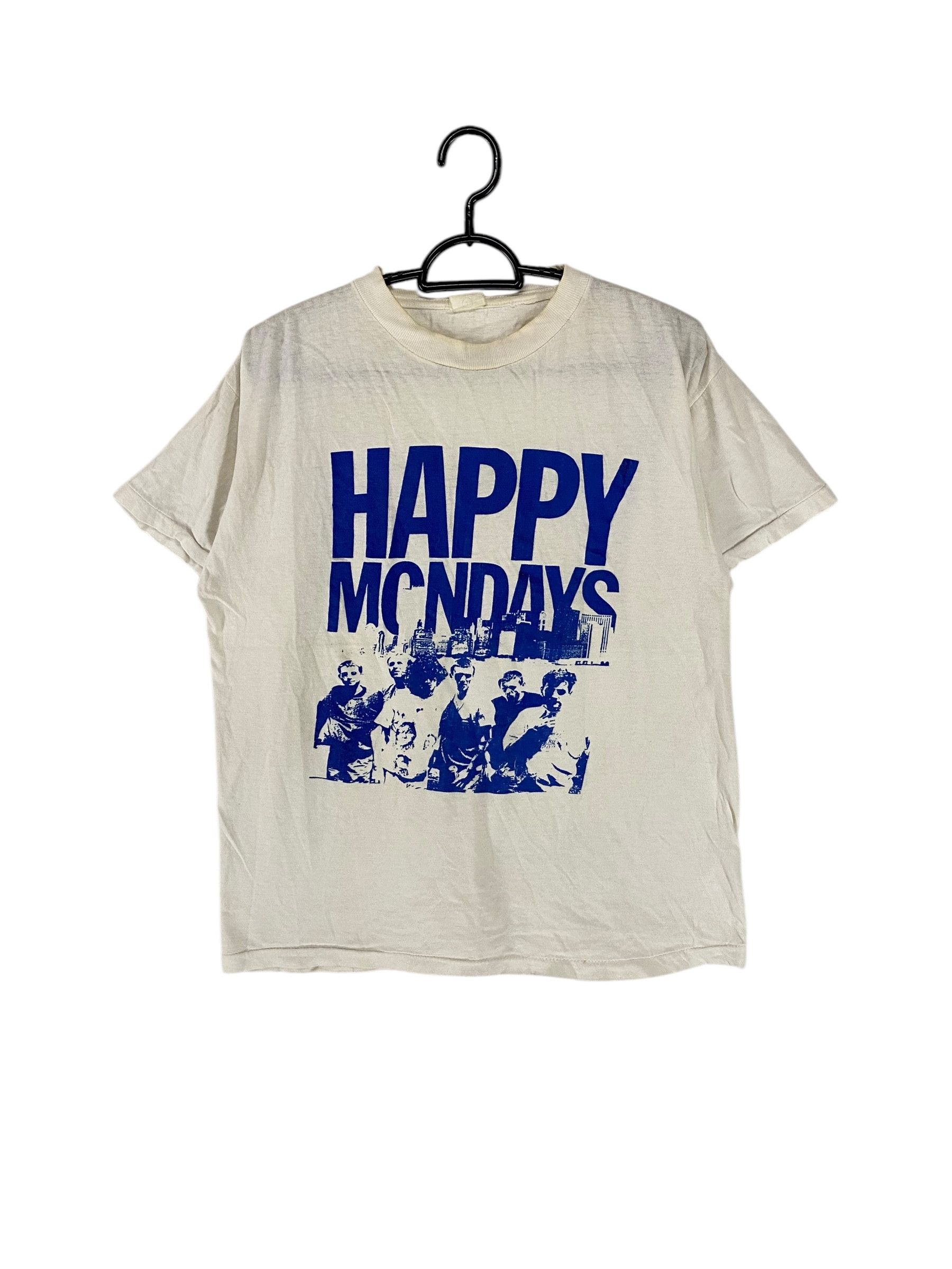 Band Tees × Vintage Rare 80s Happy Mondays line up promo shirt Size US M / EU 48-50 / 2 - 1 Thumbnail