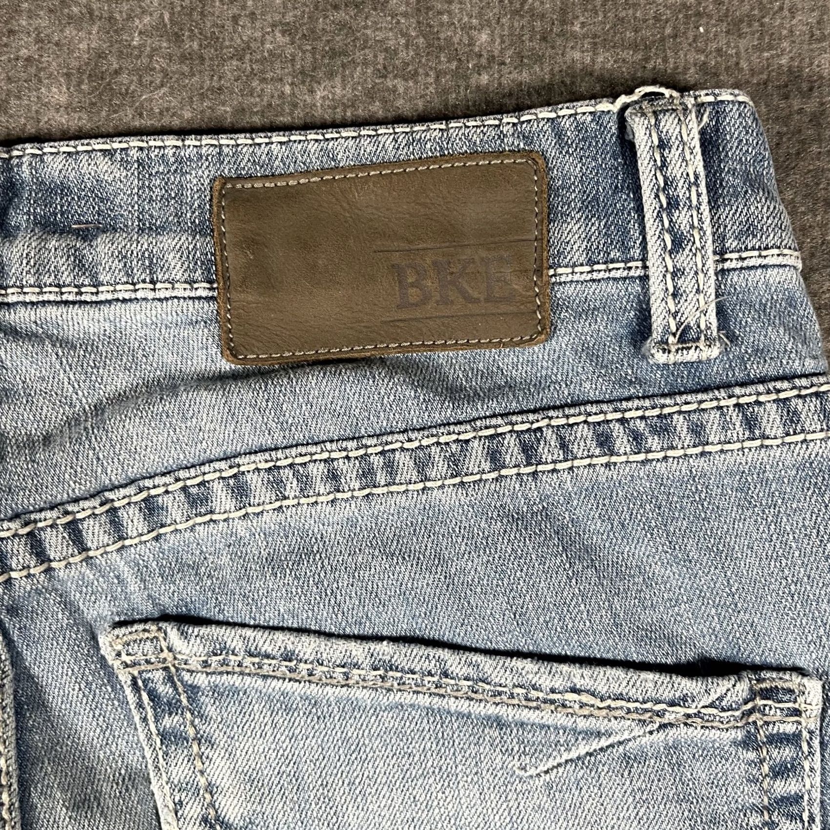 BKE BKE Alec Jeans Mens 29x29 Light Wash Blue Slim Straight Leg Stretch Denim Size US 28 / EU 44 - 5 Thumbnail