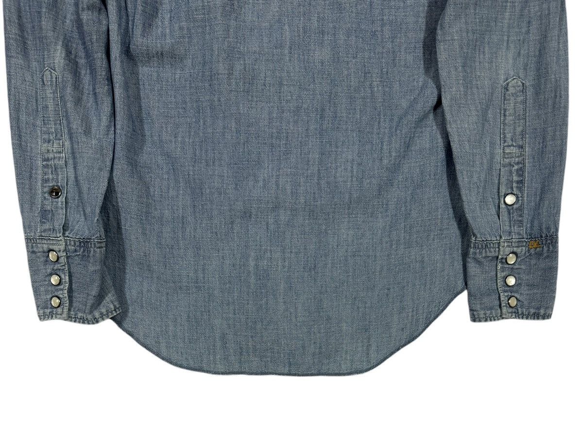 45rpm Vtg🔥45Rpm Washes Indigo Western Shirt Size US S / EU 44-46 / 1 - 12 Thumbnail