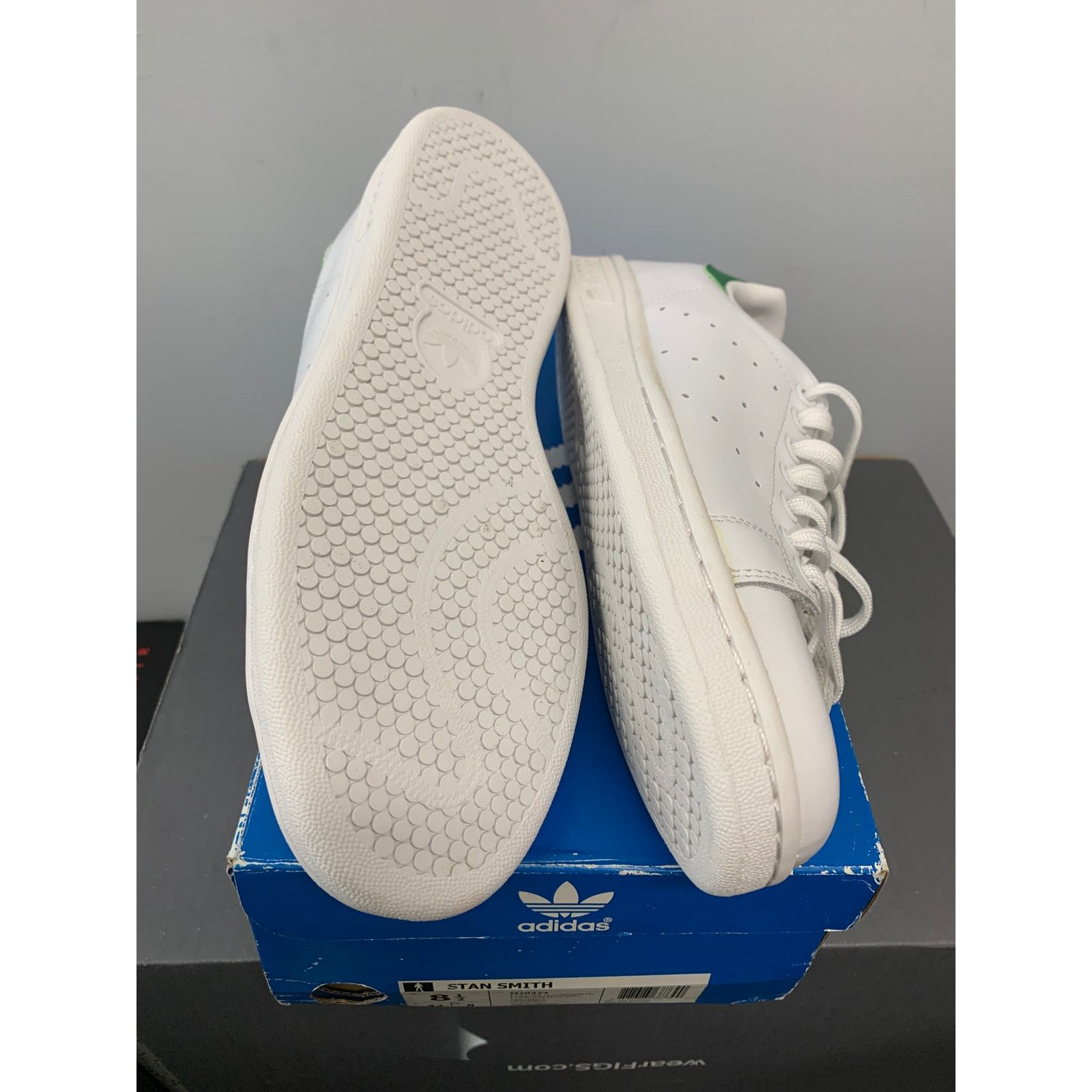 Adidas adidas Stan Smith White Green OG Size 8.5 NEW SHIPS NOW Size US 8.5 / EU 41-42 - 7 Thumbnail