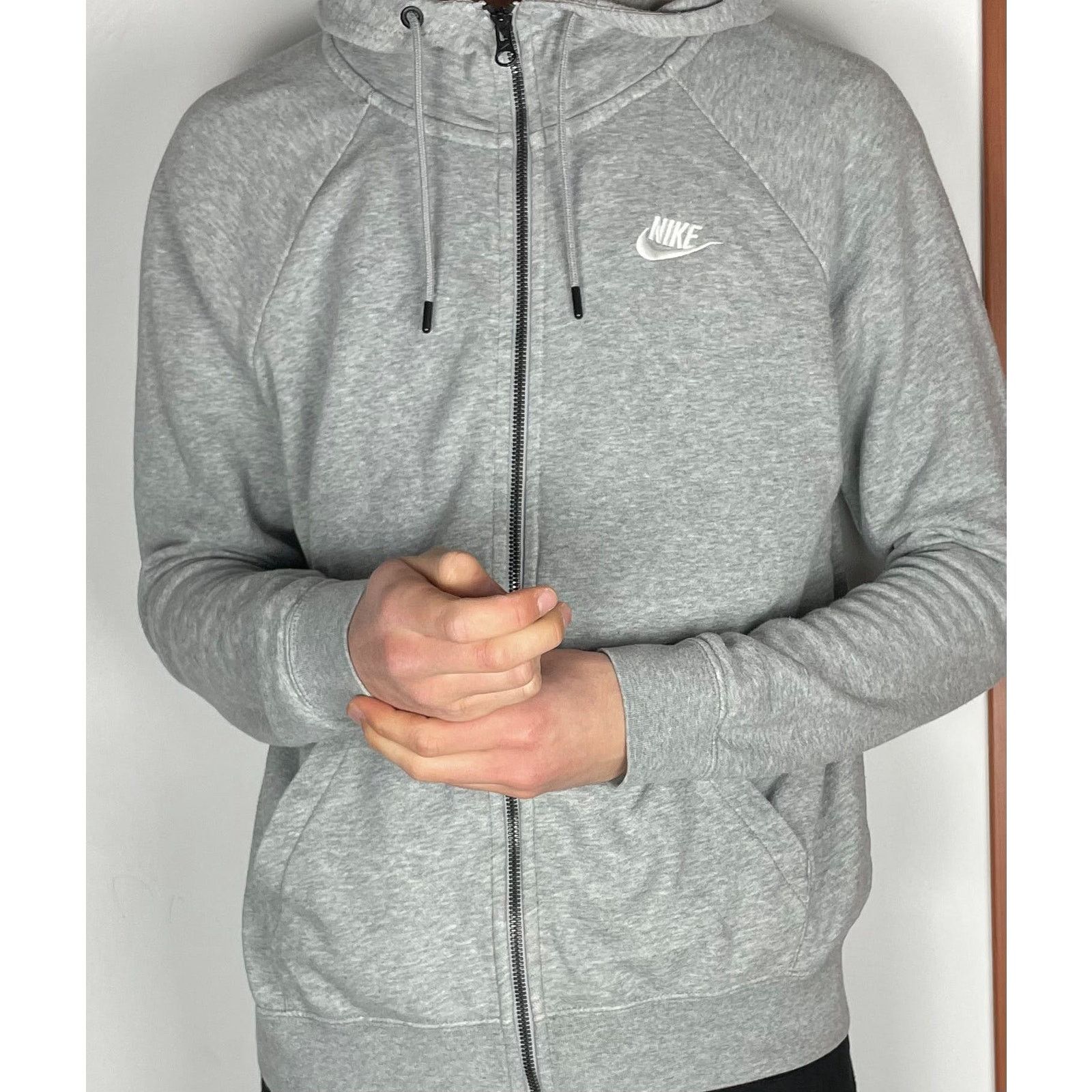 Nike Nike Sportswear Essential Women's Gray Swoosh Hoodie Medium Size M / US 6-8 / IT 42-44 - 2 Thumbnail